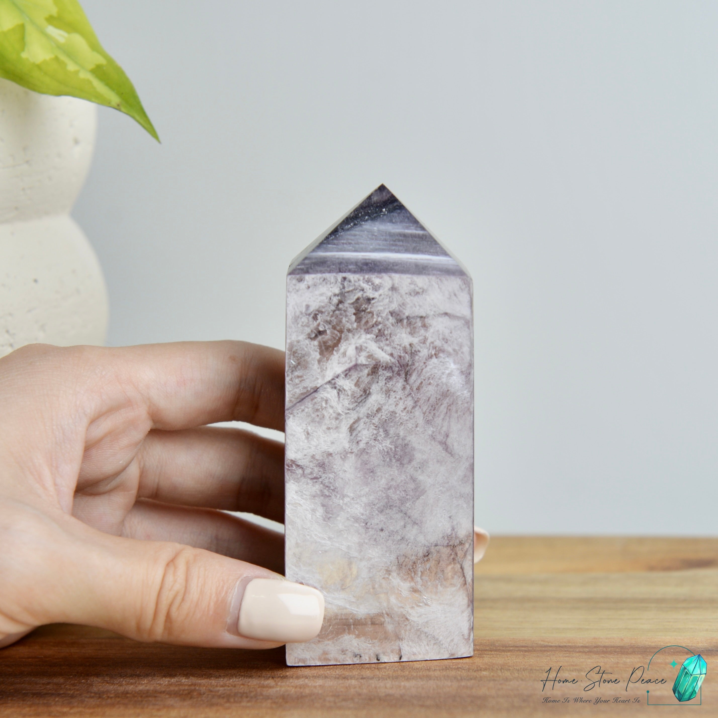 巴西紫鋰雲母柱 ブラジル紫レピドライトタワー