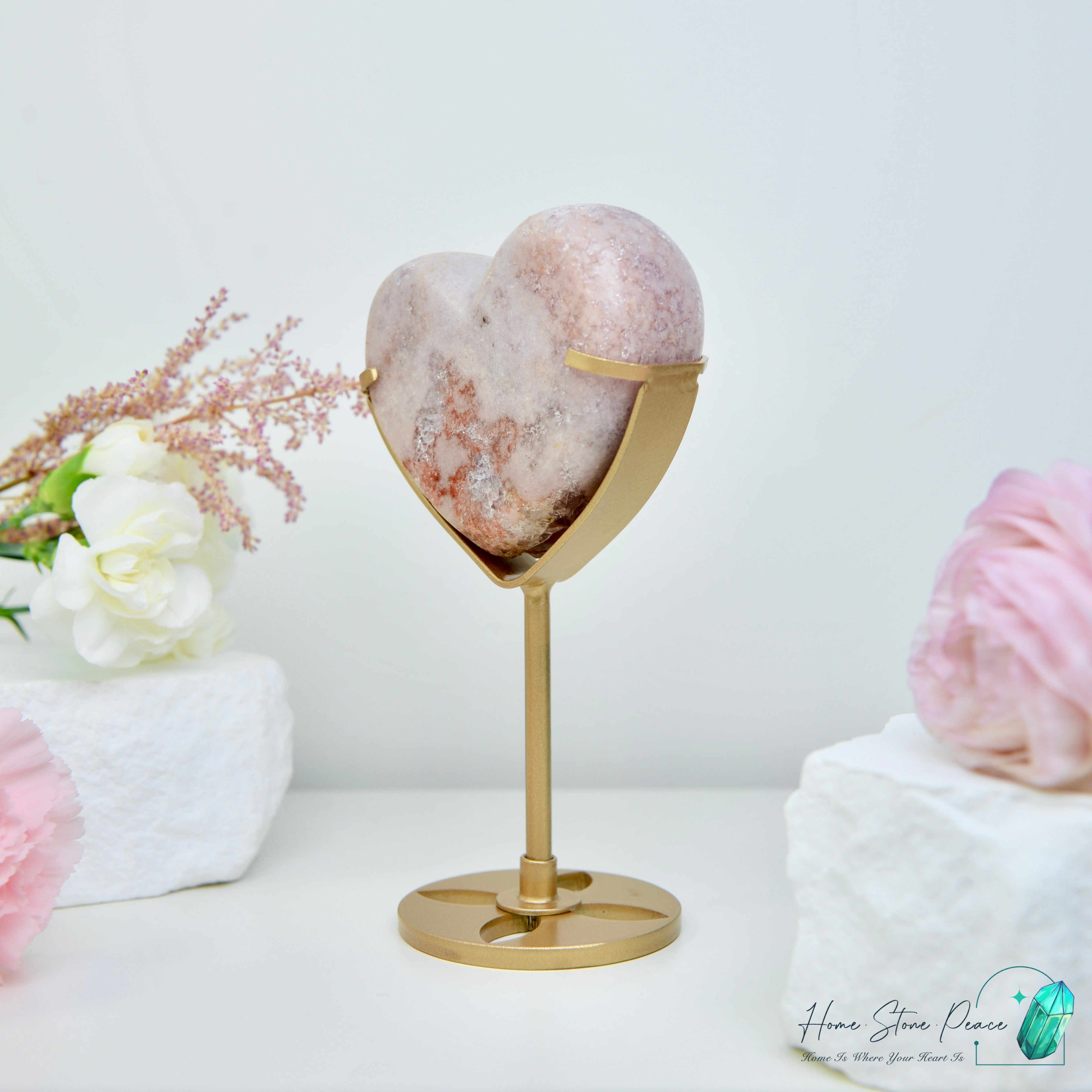 粉紅紫水晶心 ピンクアメジストハート