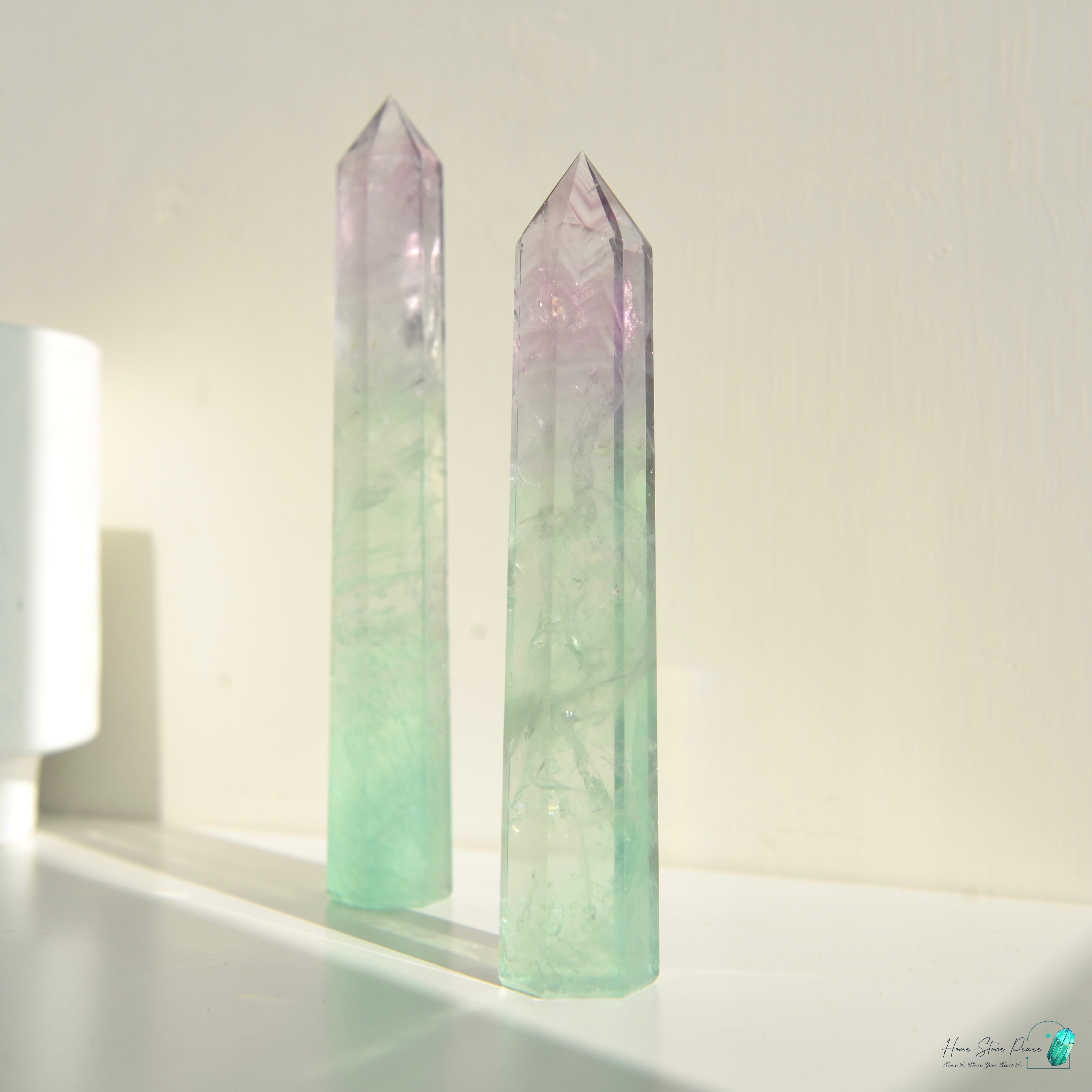 千層紫色螢石碟(加厚）紫蛍石皿