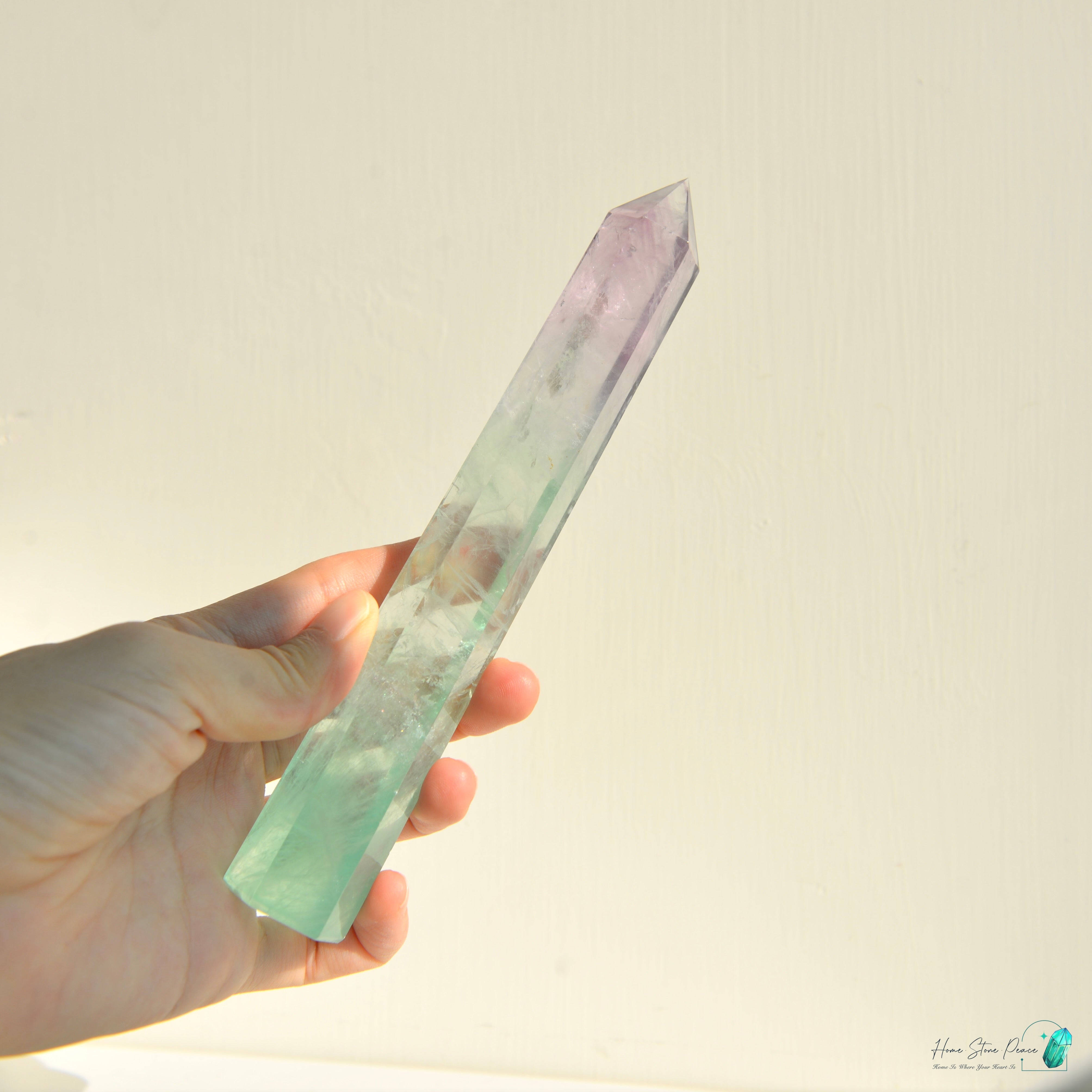 千層紫色螢石碟(加厚）紫蛍石皿