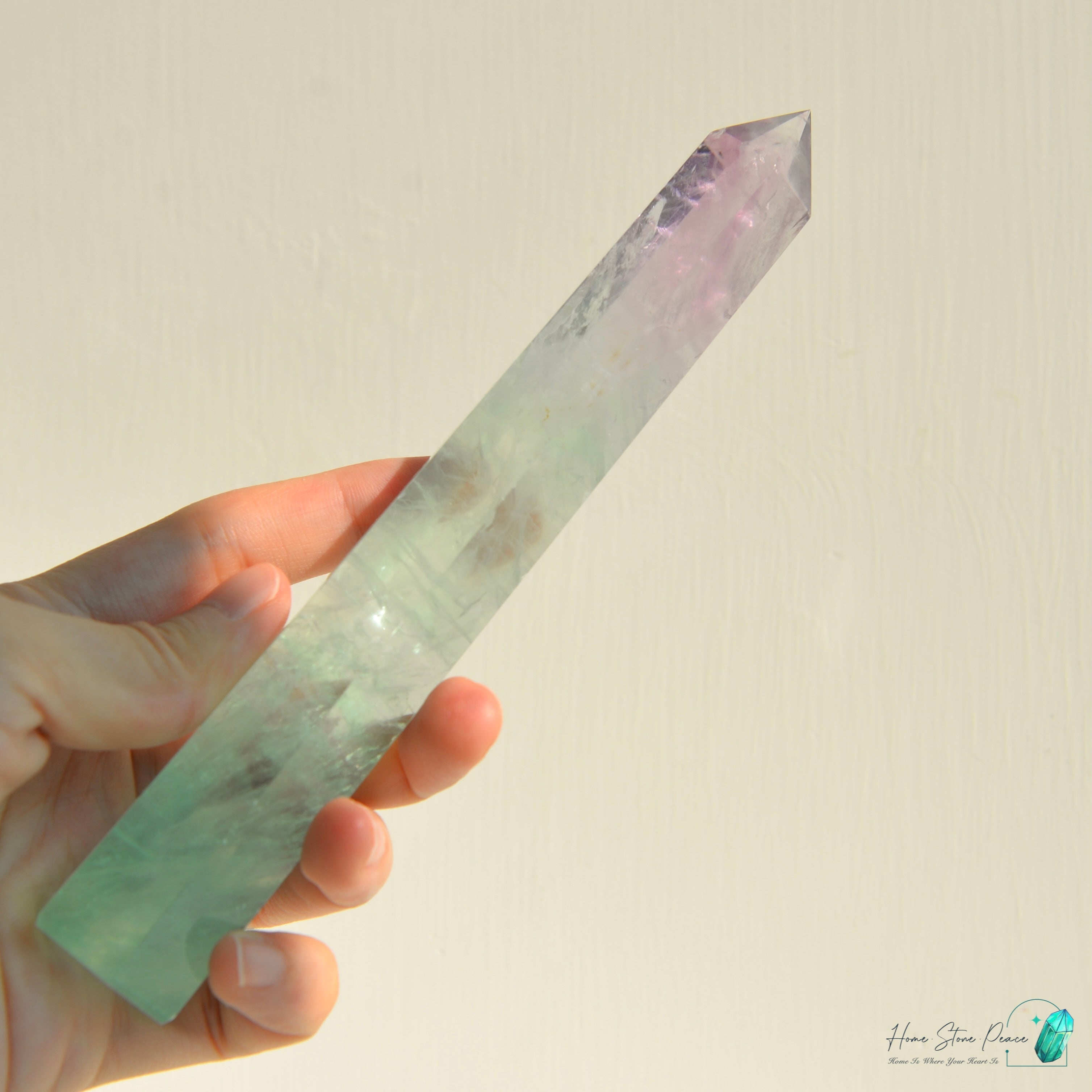 千層紫色螢石碟(加厚）紫蛍石皿