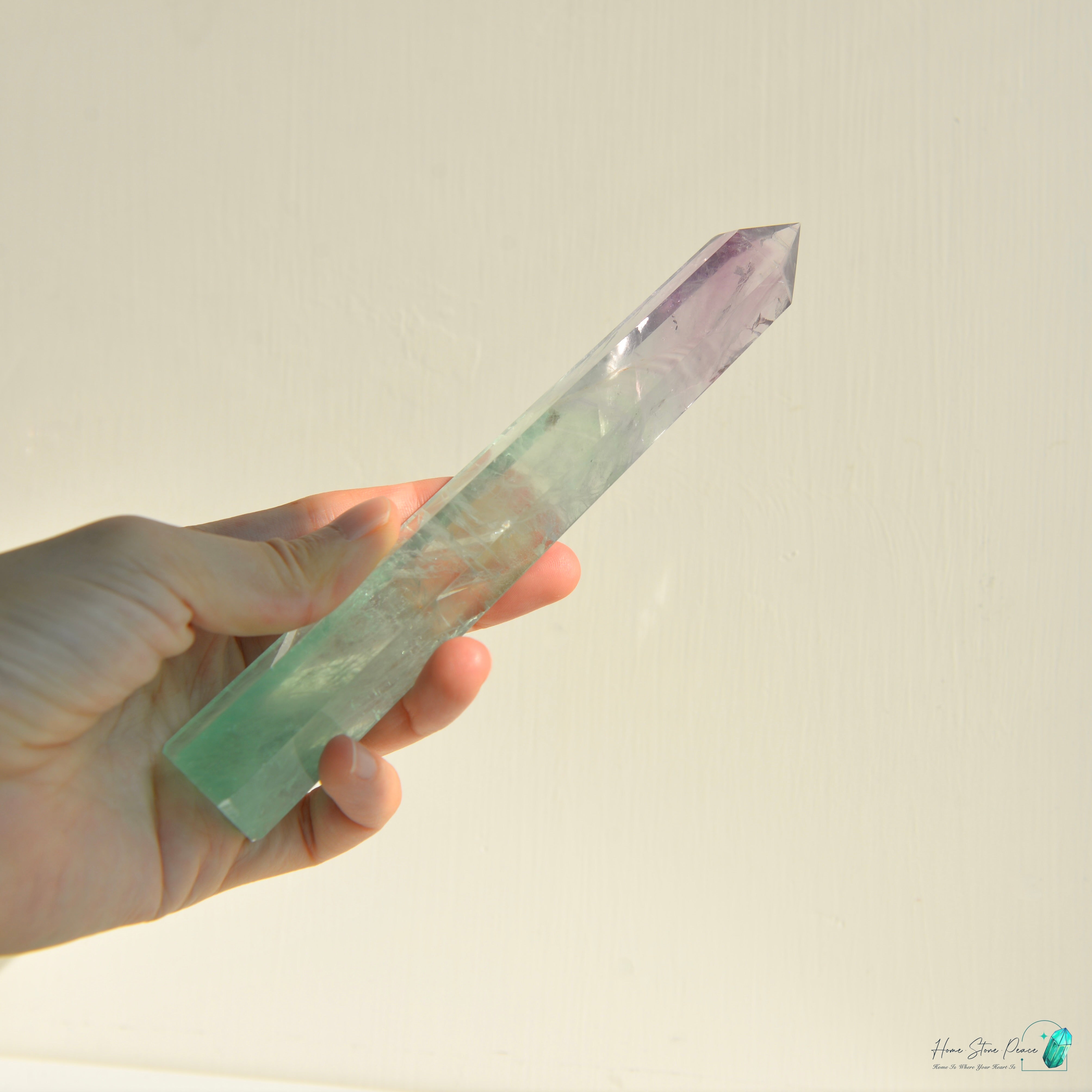 千層紫色螢石碟(加厚）紫蛍石皿