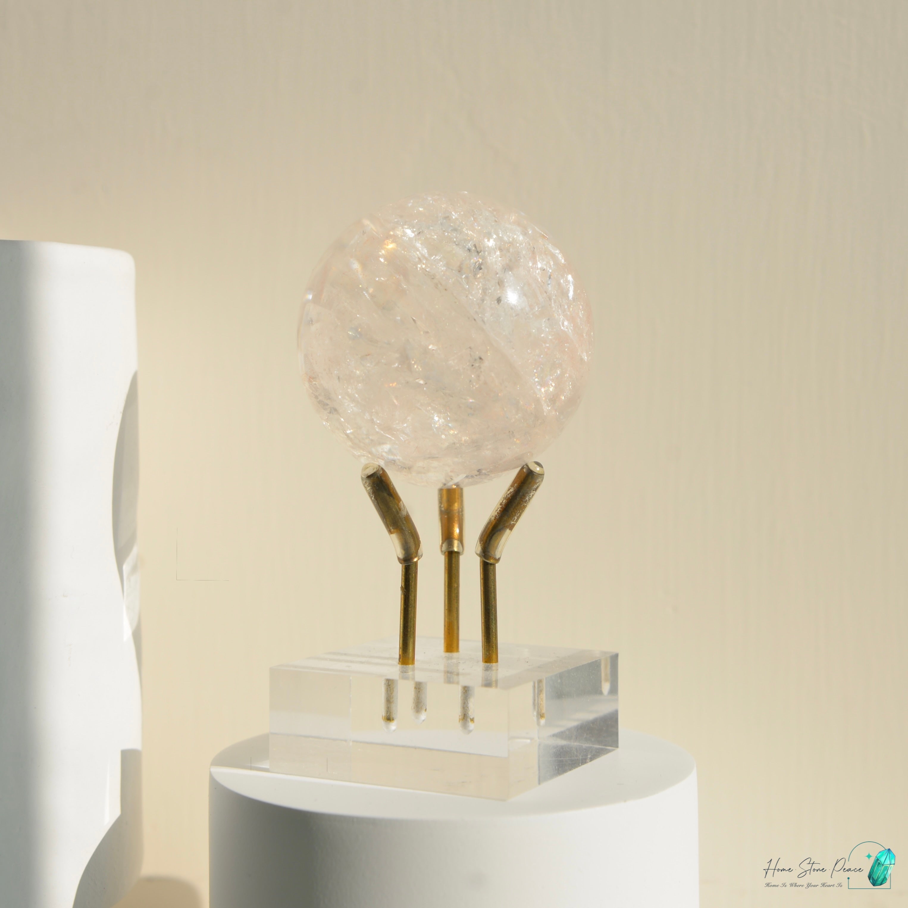 精品粉紅膠花球 Premium Pink Hematoid Sphere