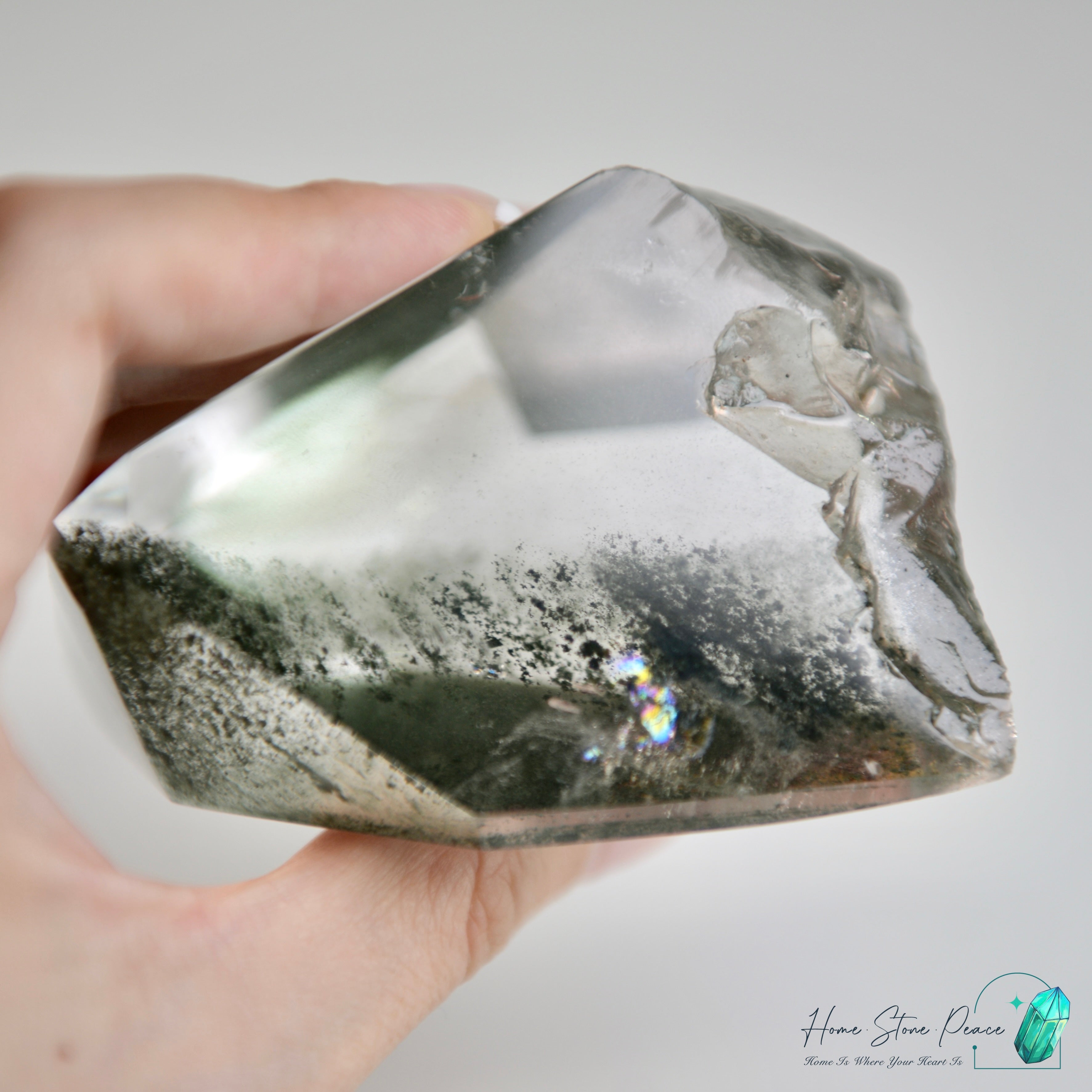 巴西千層金字塔綠幽靈隨形 ブラジルのピラミッド グリーンファントム フリーフォーム