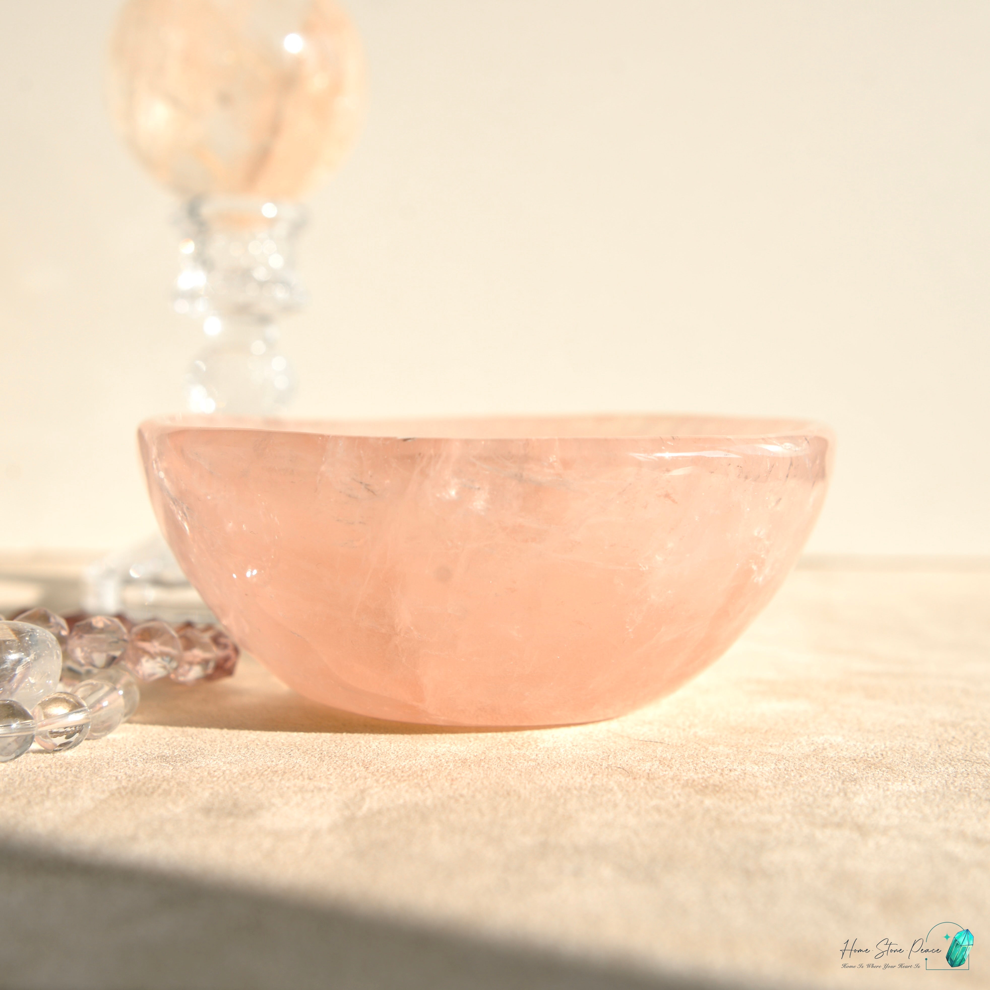 粉紅水晶碗 Rose Quartz Bowl