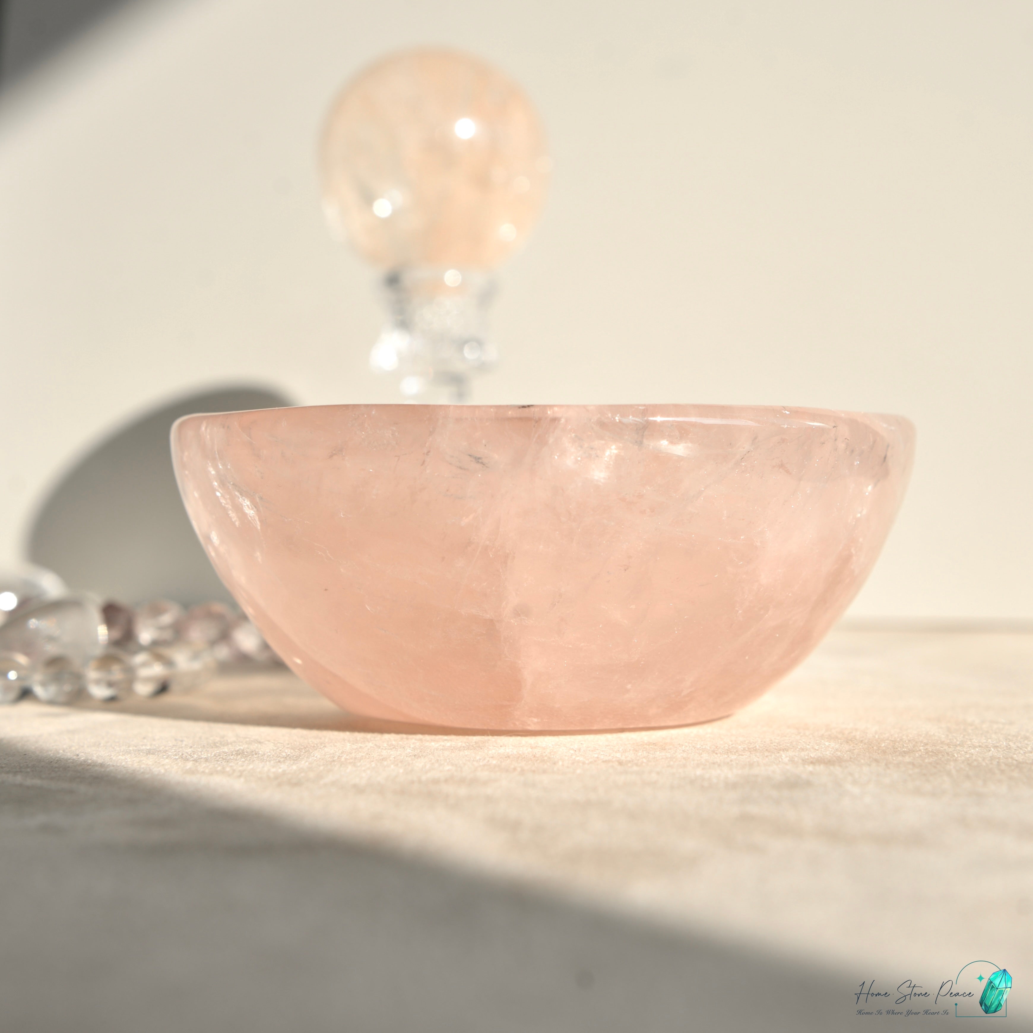 粉紅水晶碗 Rose Quartz Bowl