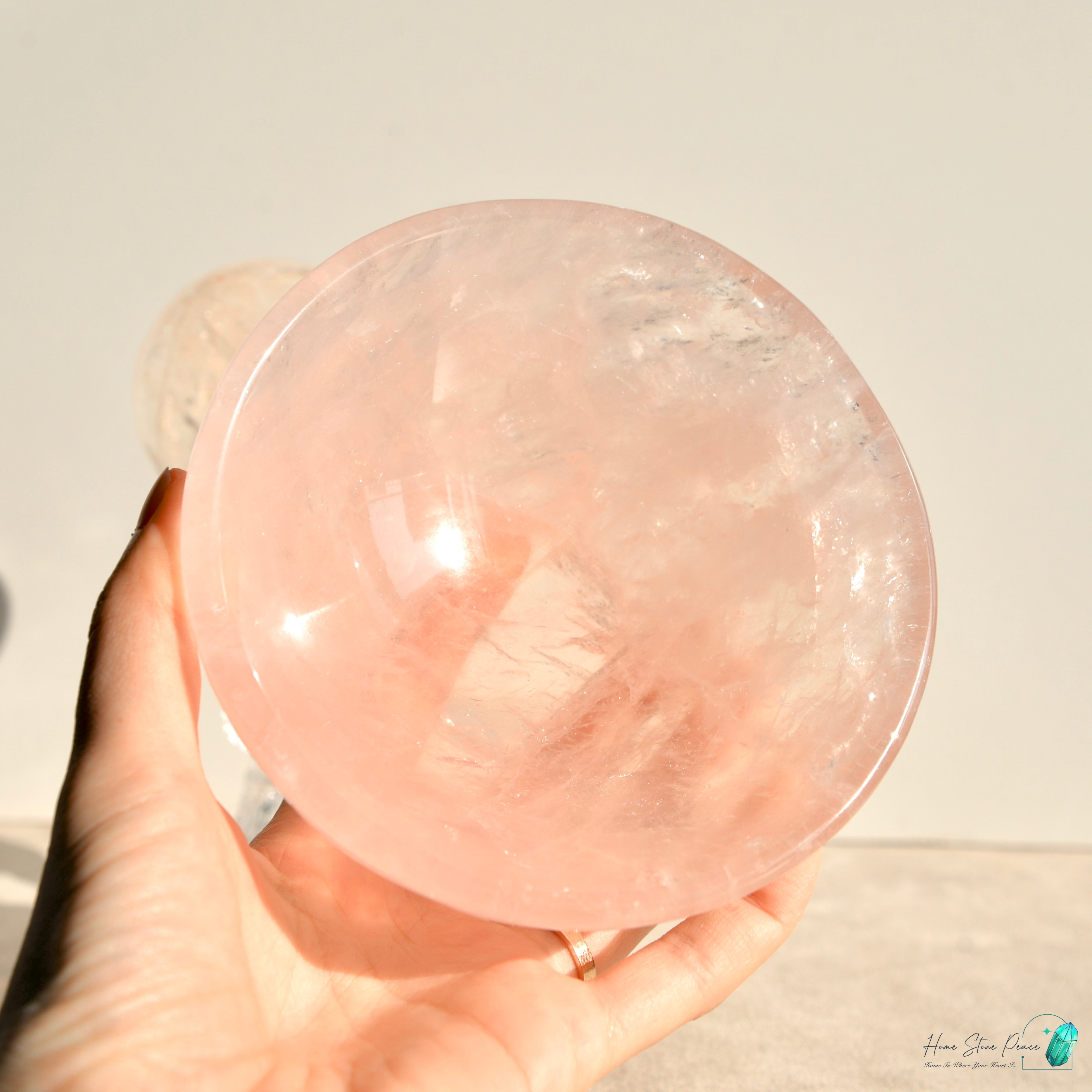 粉紅水晶碗 Rose Quartz Bowl