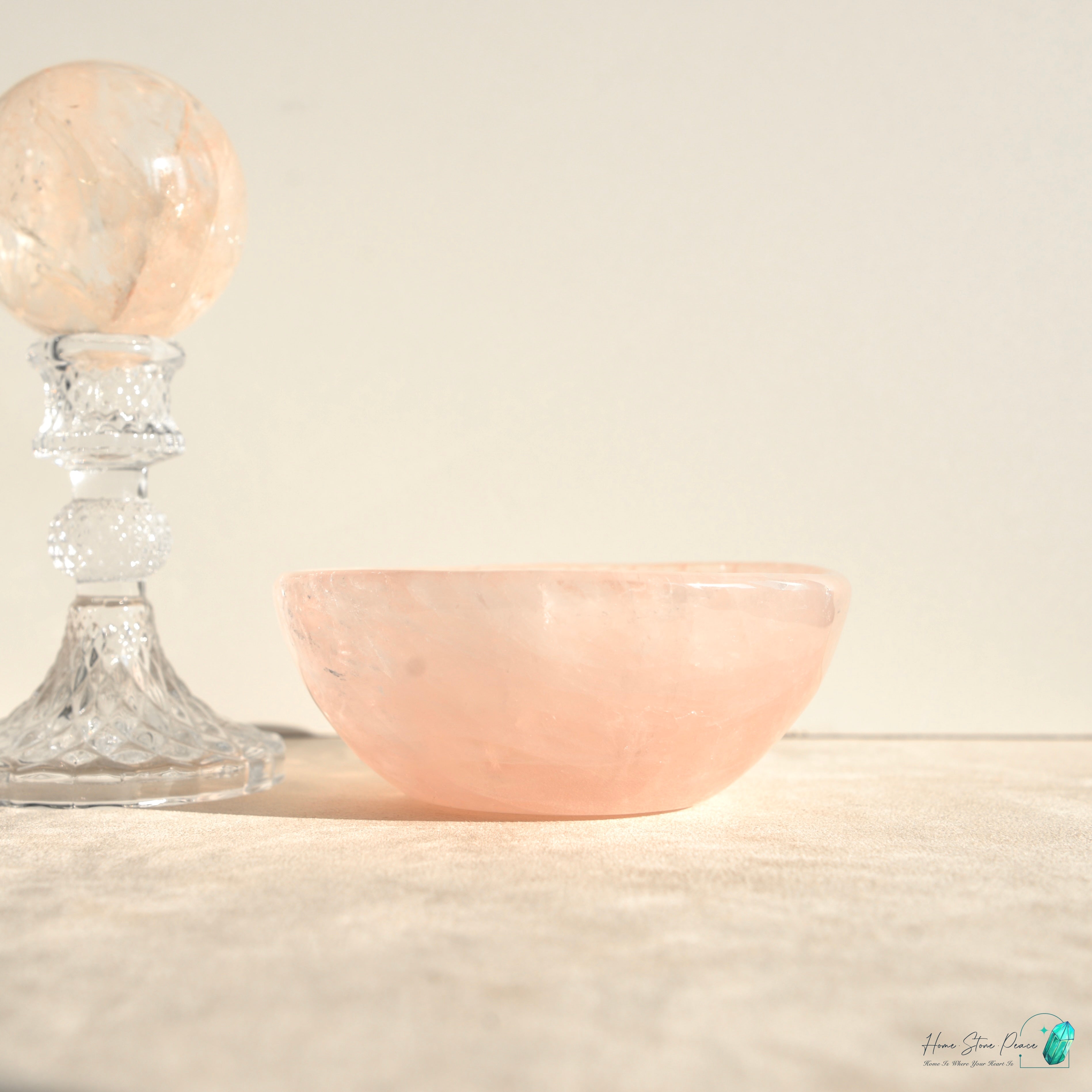 粉紅水晶碗 Rose Quartz Bowl