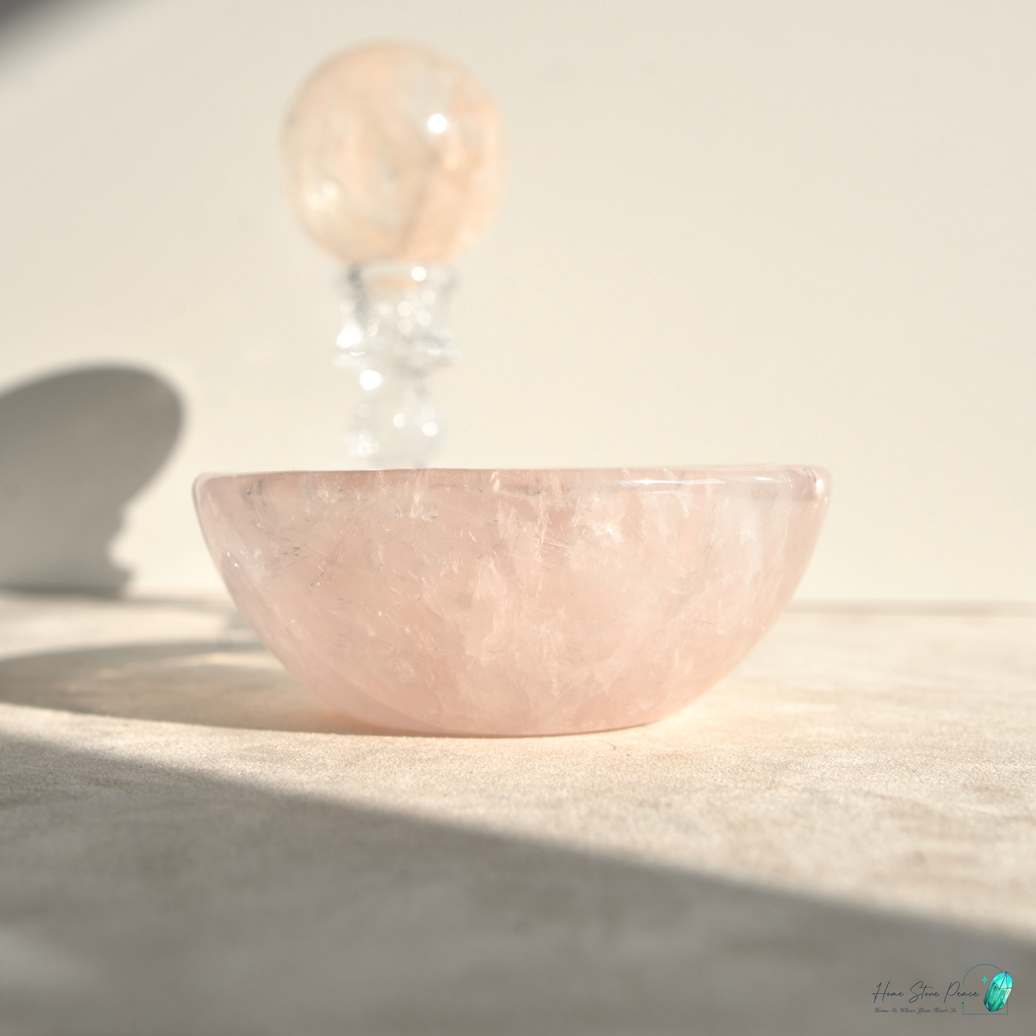 粉紅水晶碗 Rose Quartz Bowl
