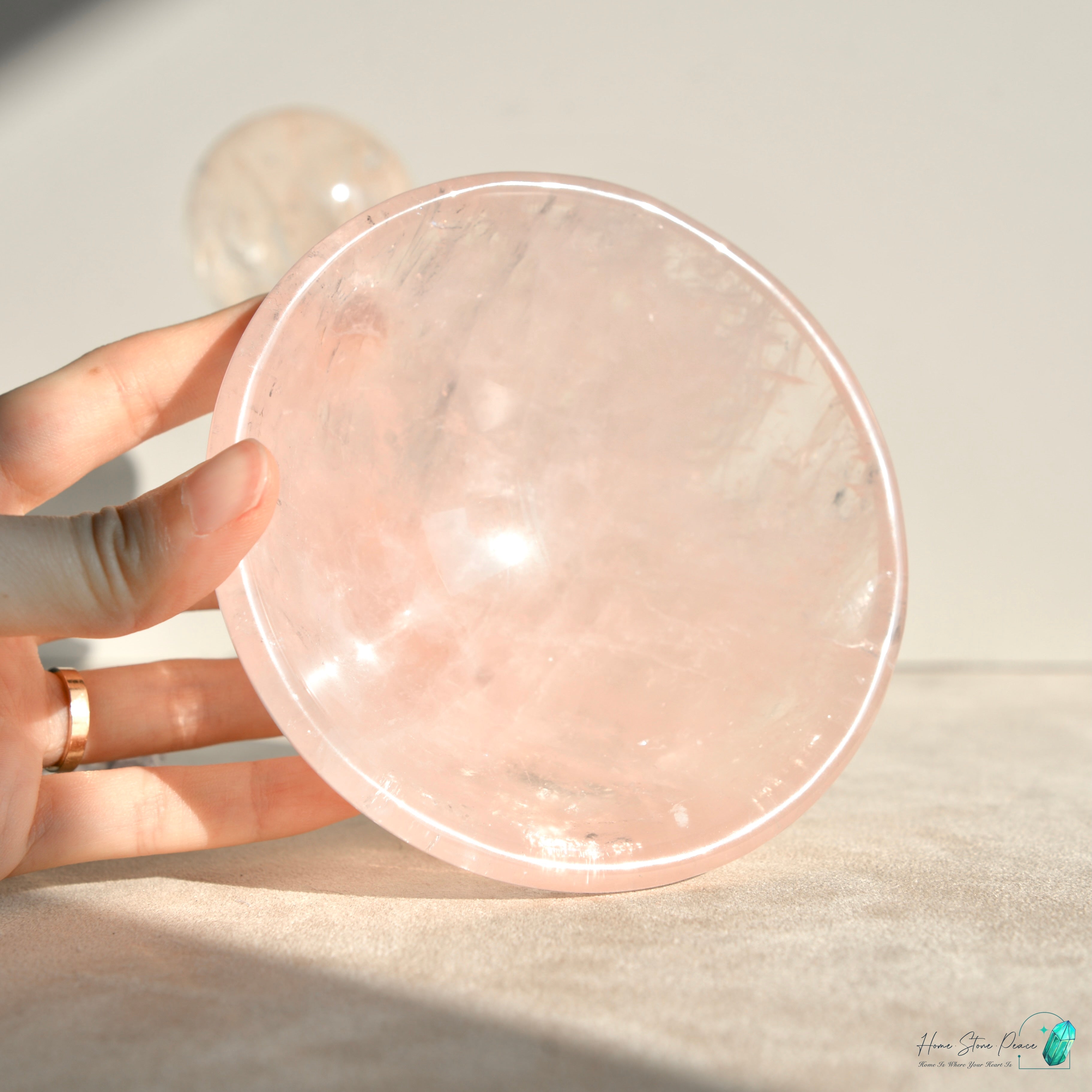 粉紅水晶碗 Rose Quartz Bowl