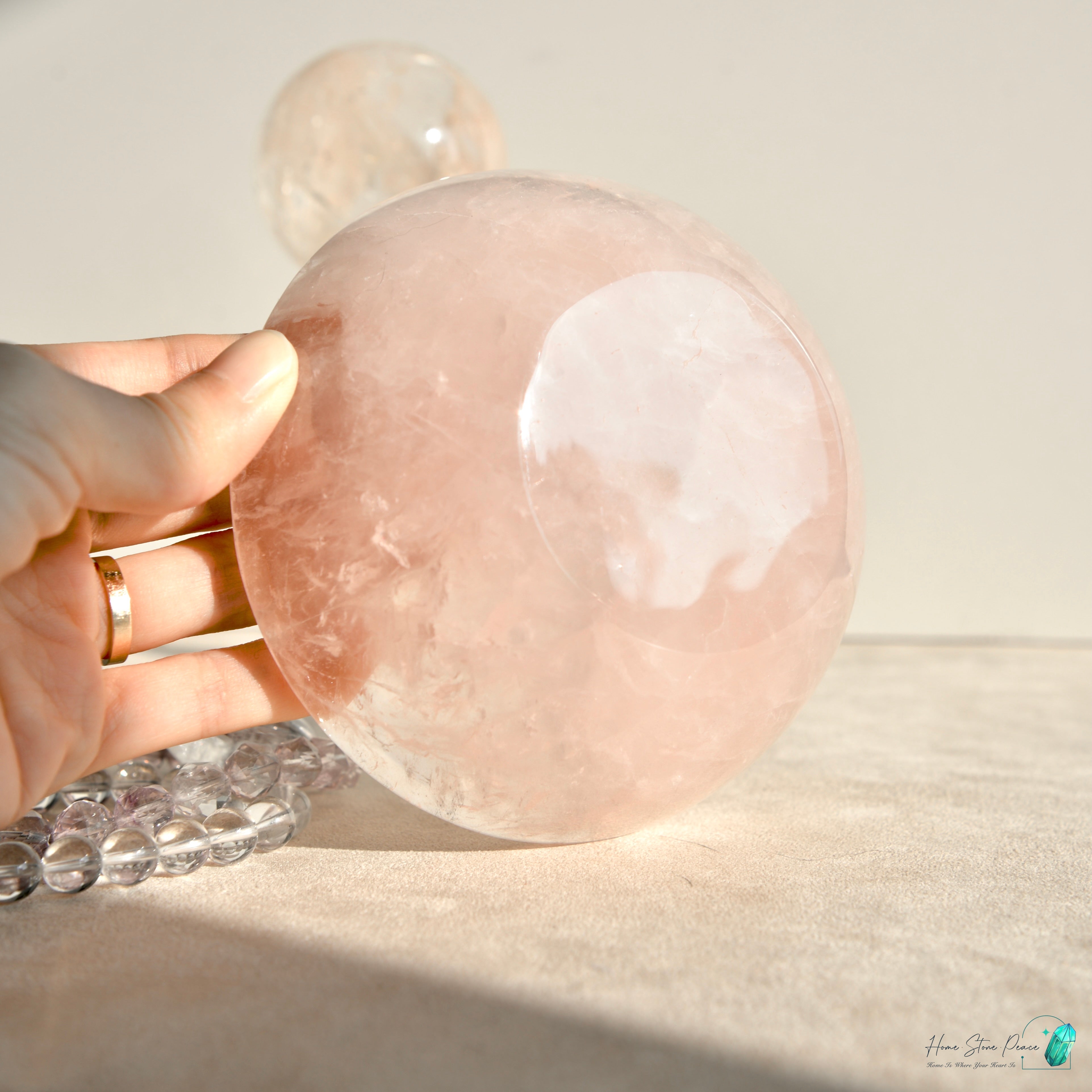 粉紅水晶碗 Rose Quartz Bowl