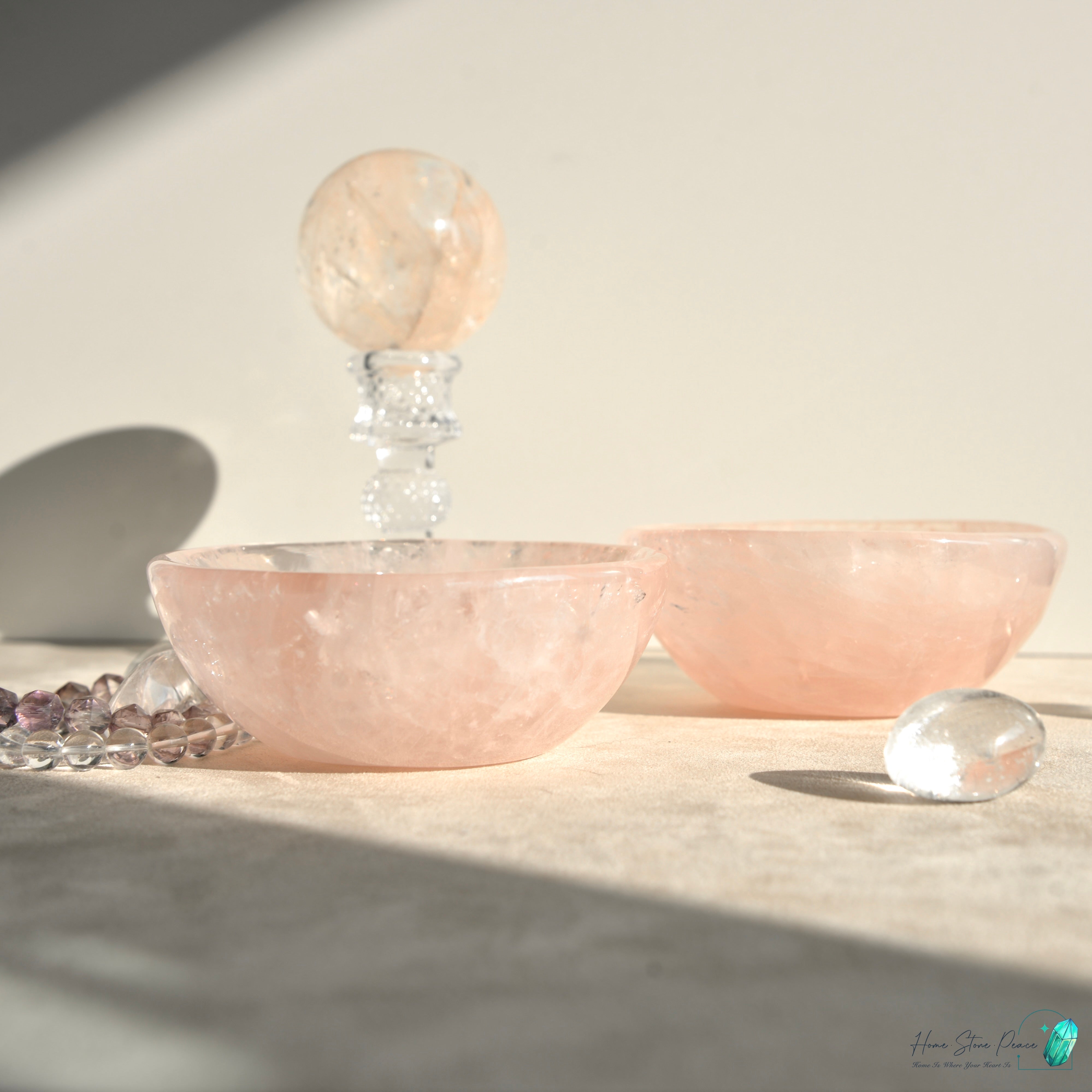 粉紅水晶碗 Rose Quartz Bowl