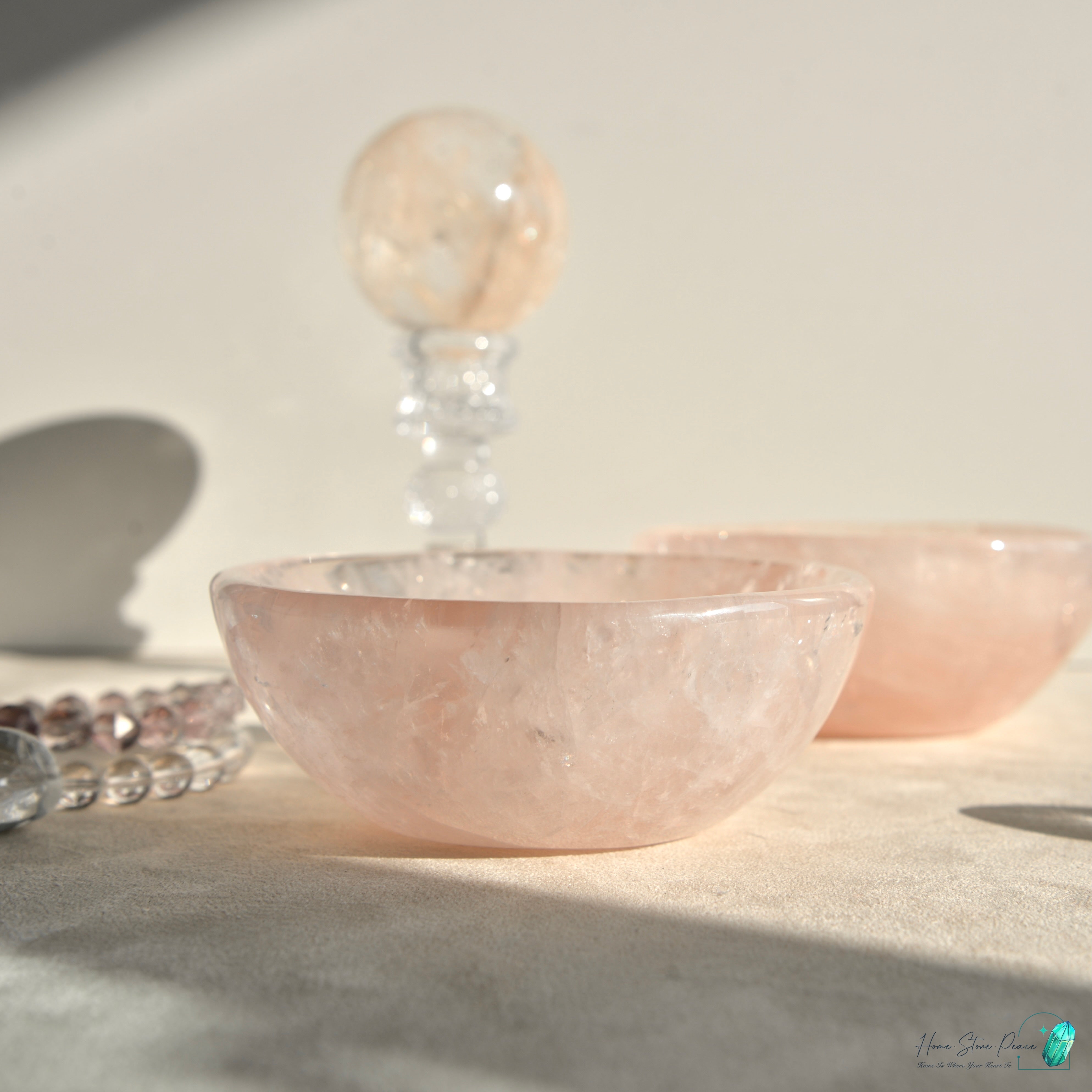 粉紅水晶碗 Rose Quartz Bowl