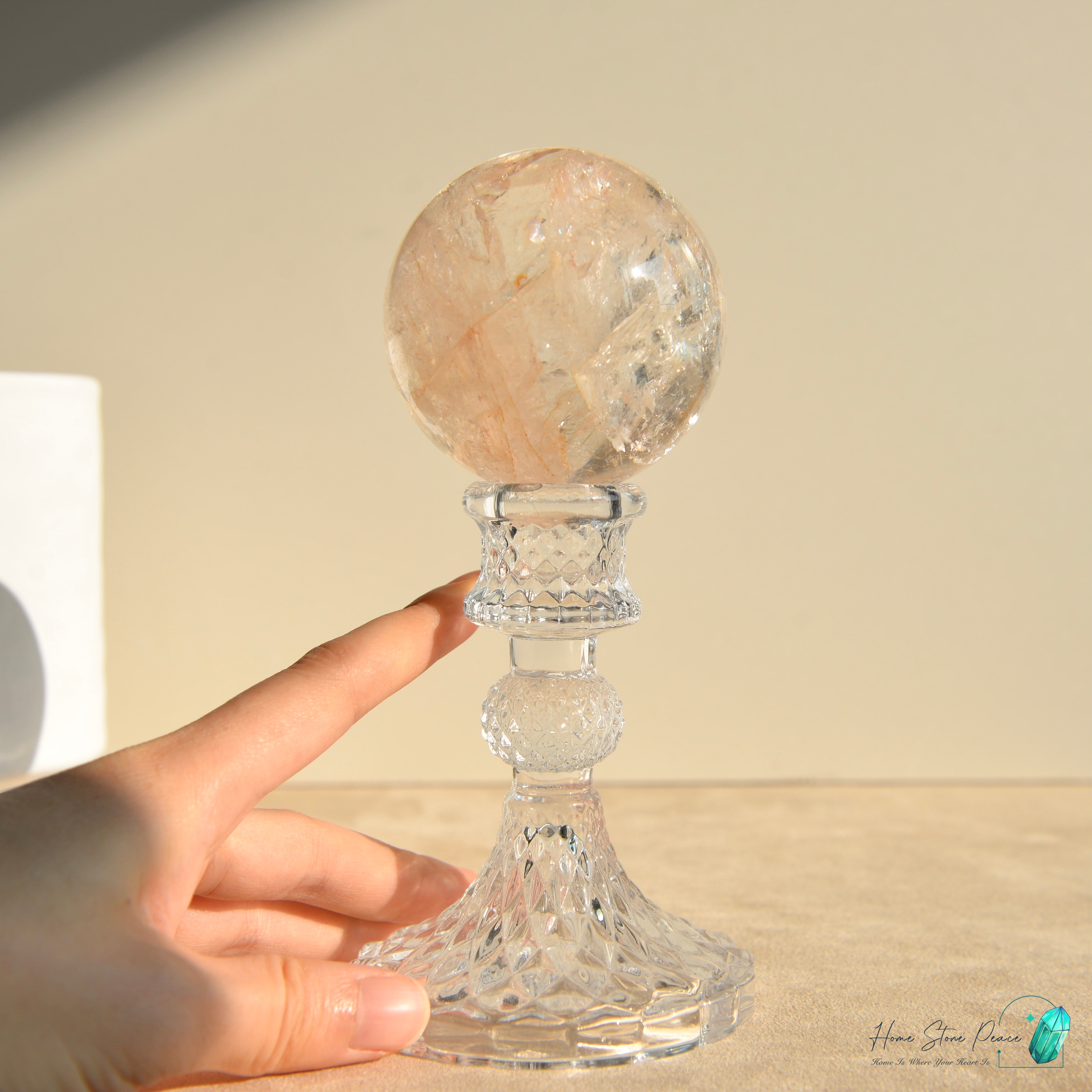 精品粉紅膠花球 Premium Pink Hematoid Sphere