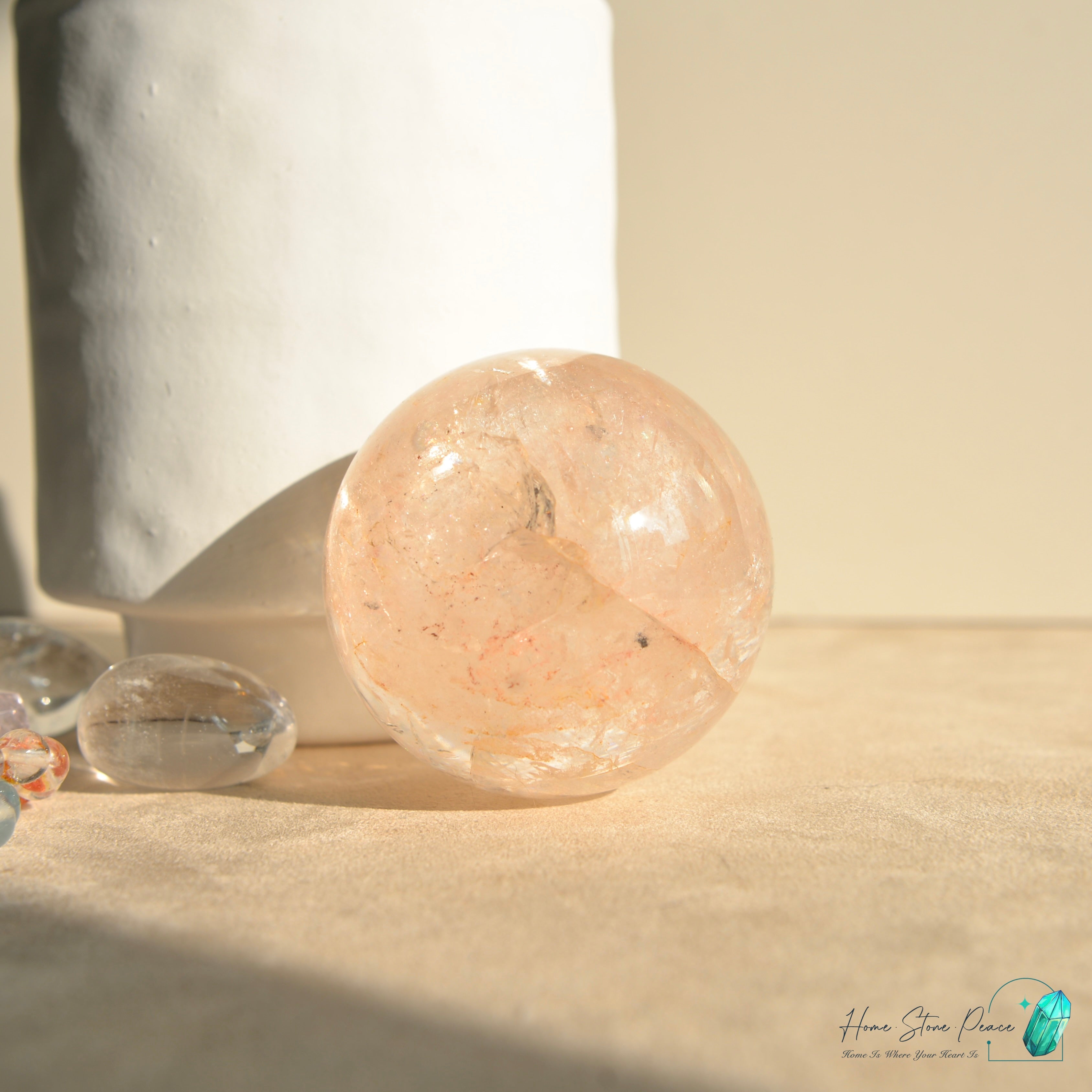 精品粉紅膠花球 Premium Pink Hematoid Sphere