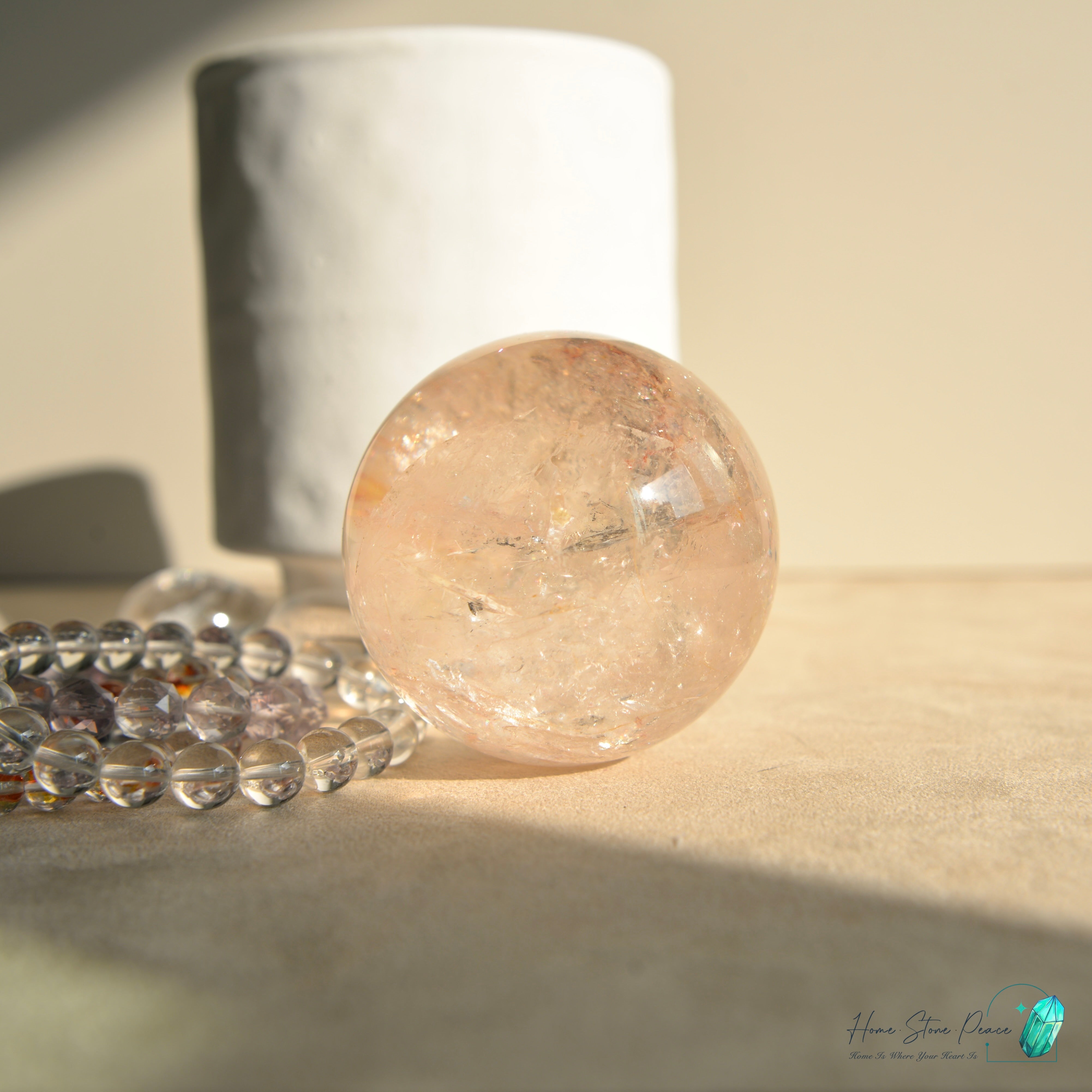 精品粉紅膠花球 Premium Pink Hematoid Sphere