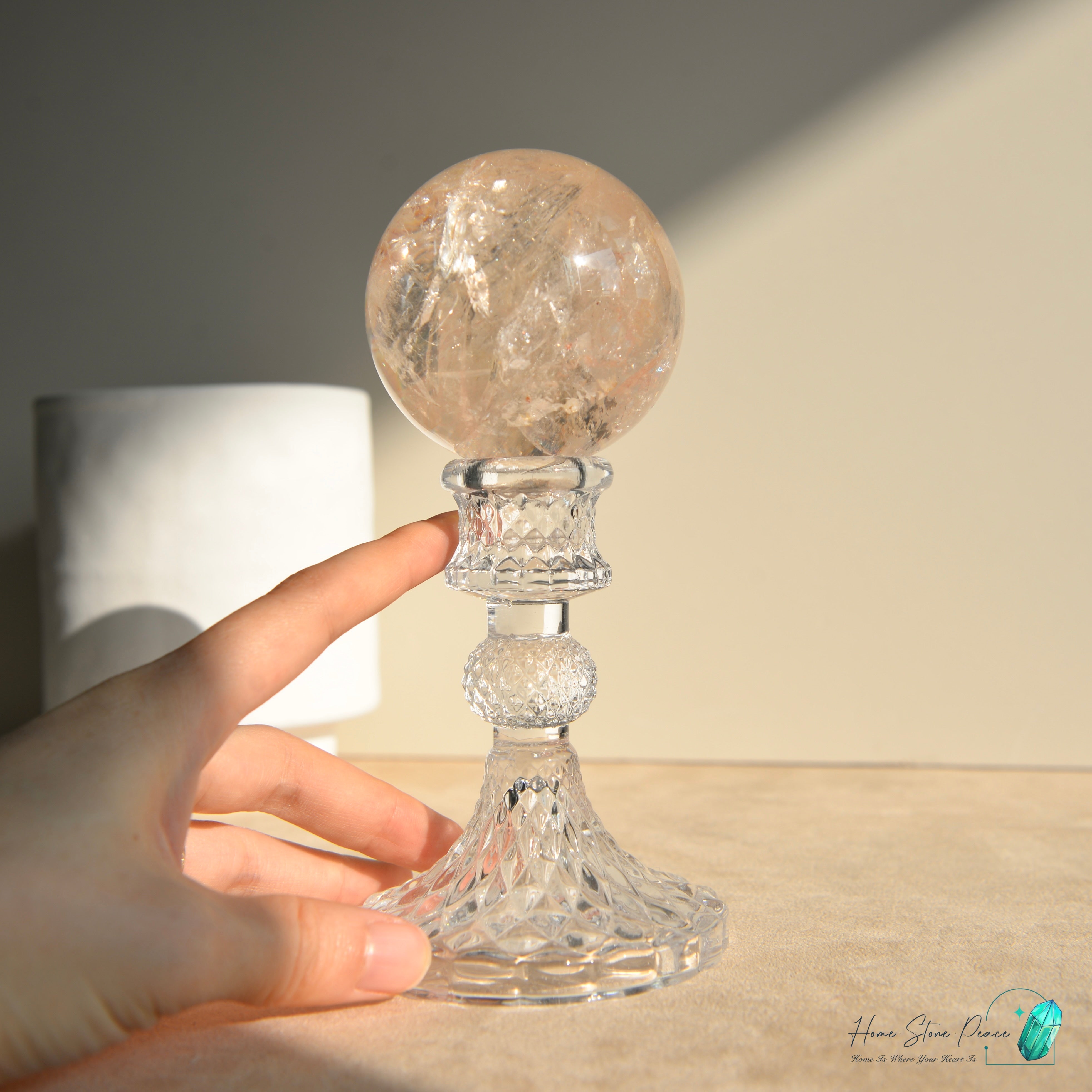 精品粉紅膠花球 Premium Pink Hematoid Sphere