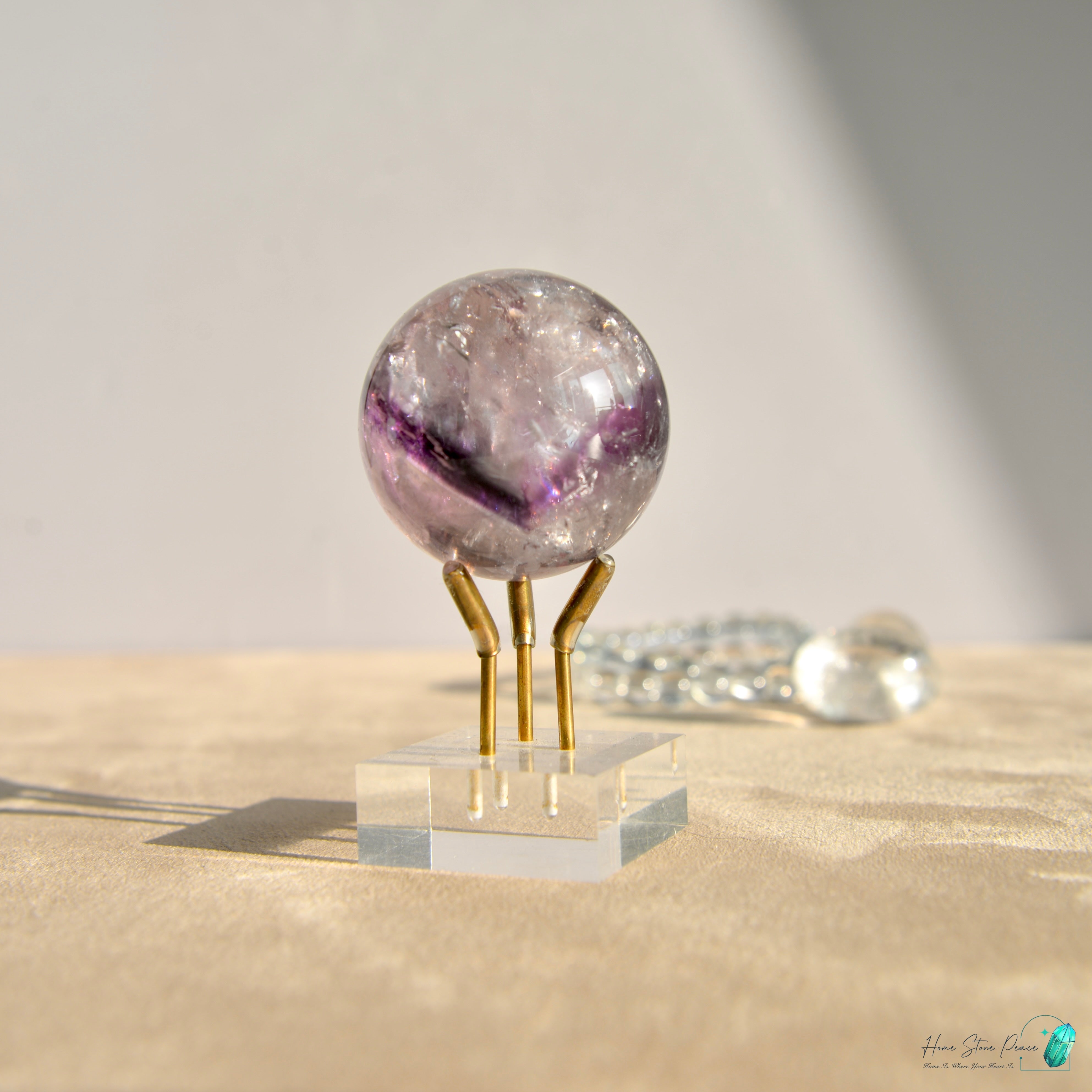 精品幻影紫水晶球 Premium Amethyst Phantom Sphere