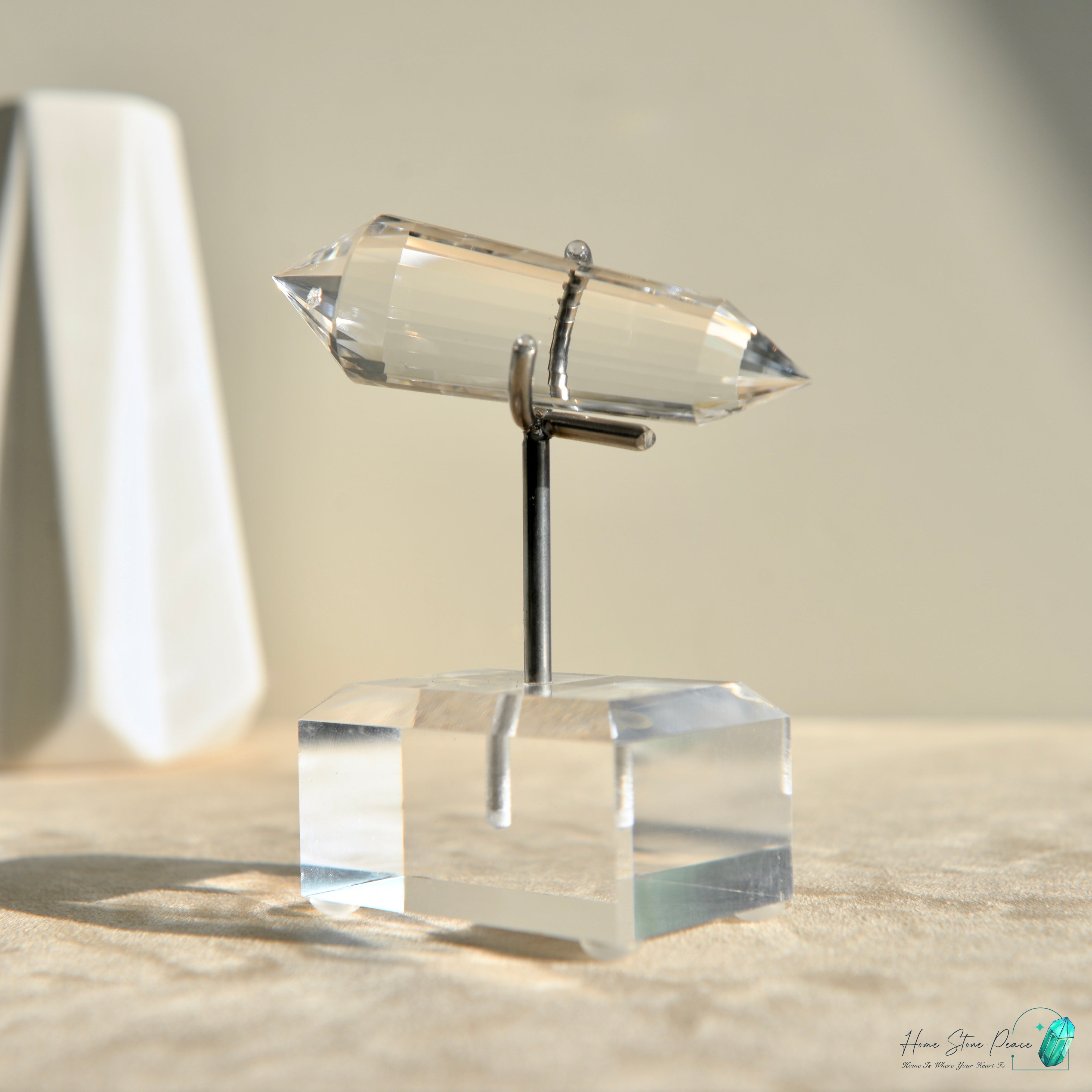 純手工沃格爾白水晶 (24面) Handcrafted Clear Quartz Vogel Cut (24 sides)