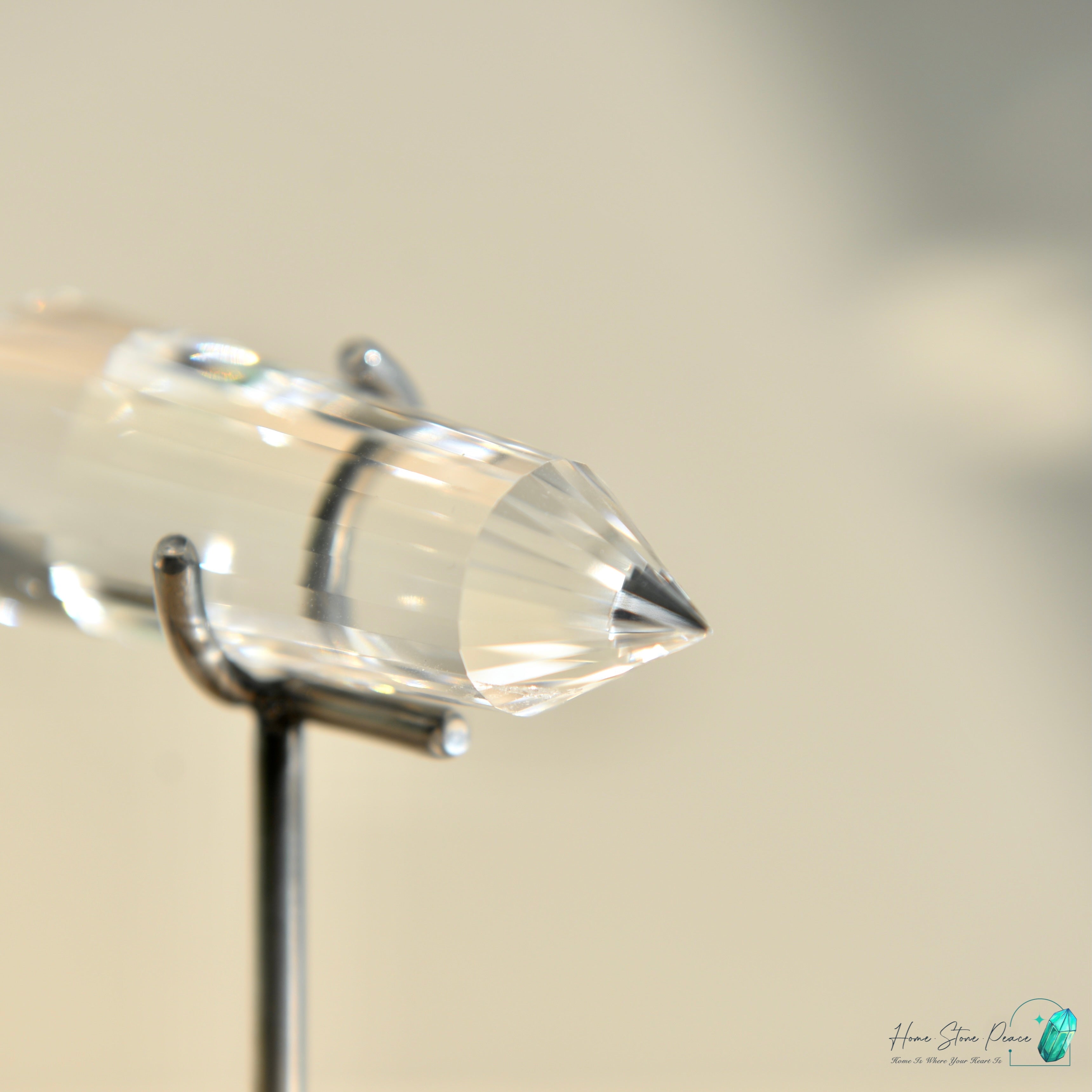 純手工沃格爾白水晶 (24面) Handcrafted Clear Quartz Vogel Cut (24 sides)