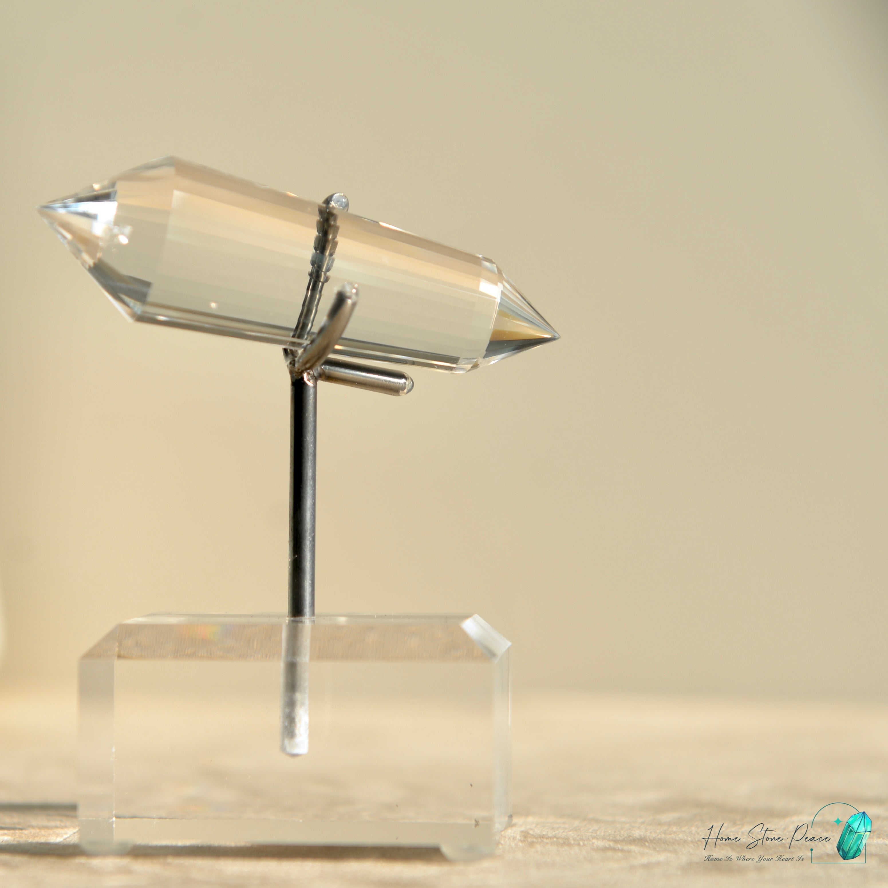 純手工沃格爾白水晶 (24面) Handcrafted Clear Quartz Vogel Cut (24 sides)