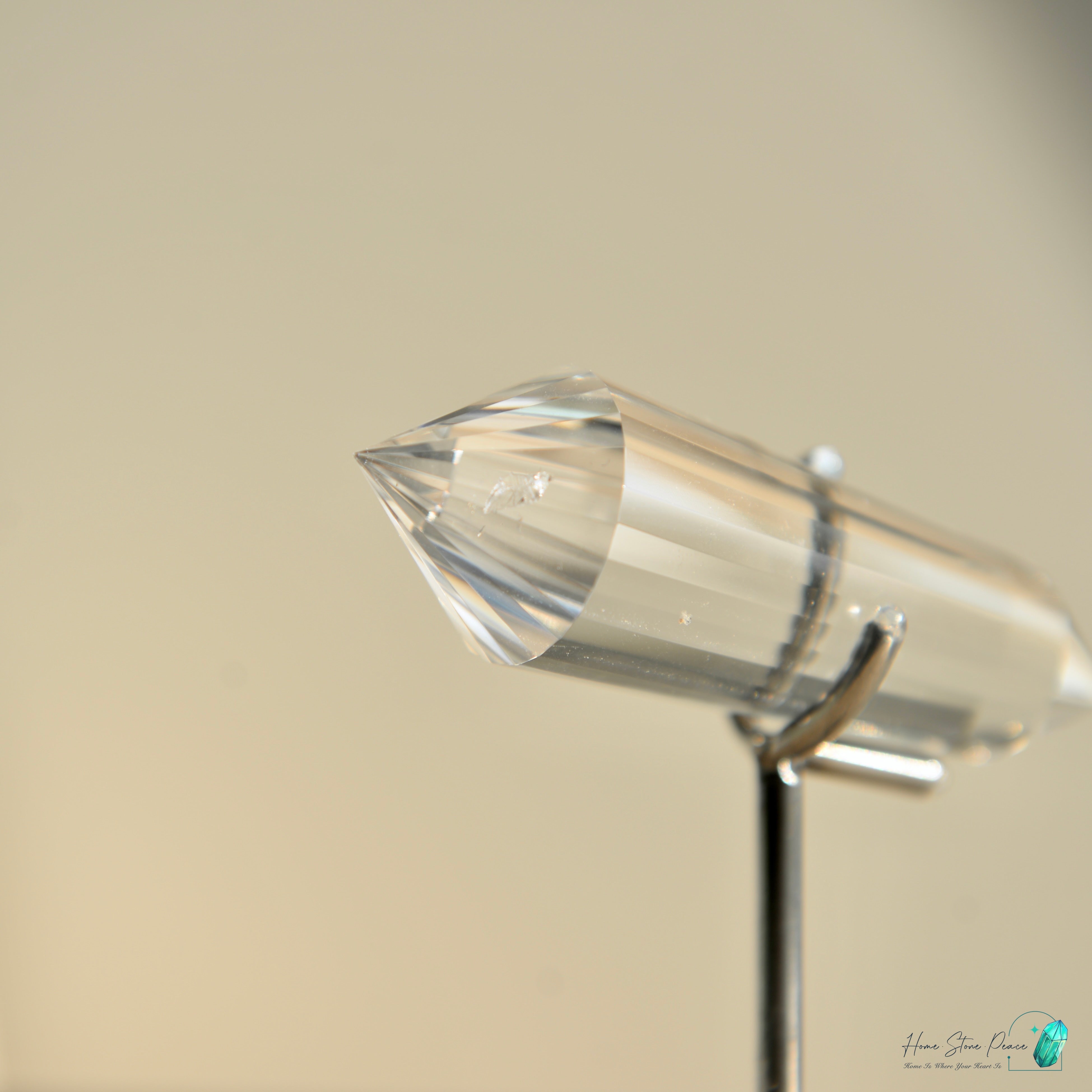 純手工沃格爾白水晶 (24面) Handcrafted Clear Quartz Vogel Cut (24 sides)