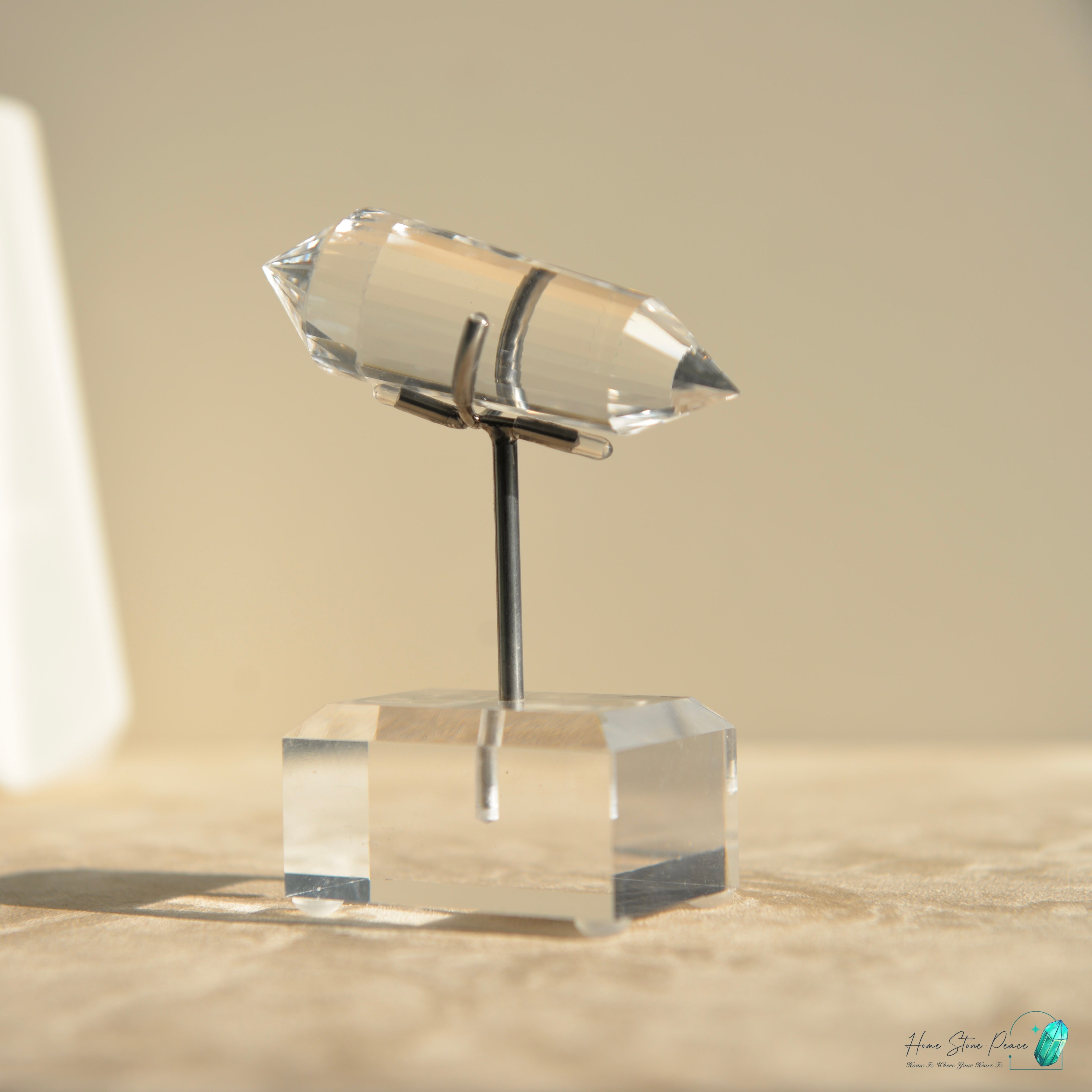 純手工沃格爾白水晶 (24面) Handcrafted Clear Quartz Vogel Cut (24 sides)