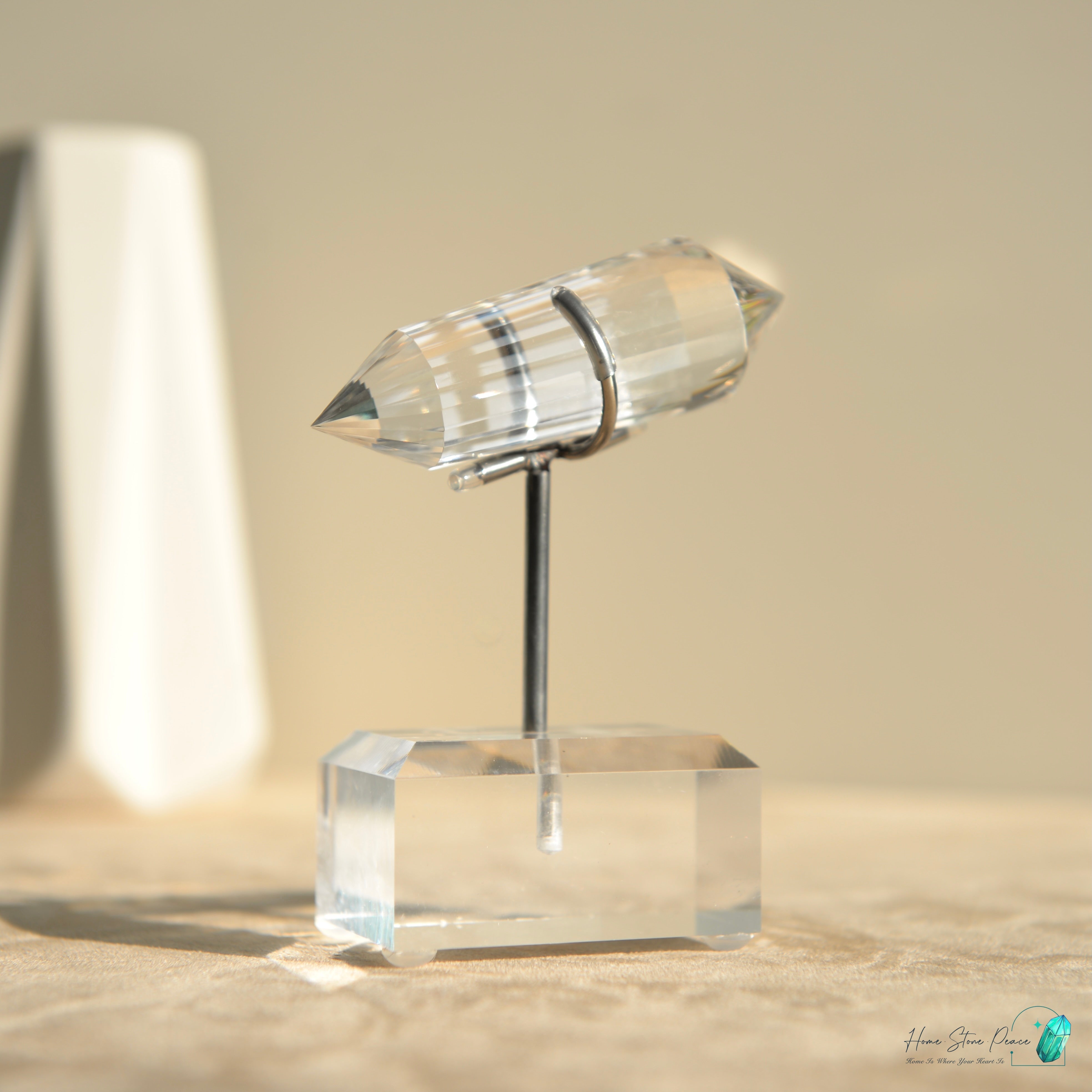 純手工沃格爾白水晶 (24面) Handcrafted Clear Quartz Vogel Cut (24 sides)