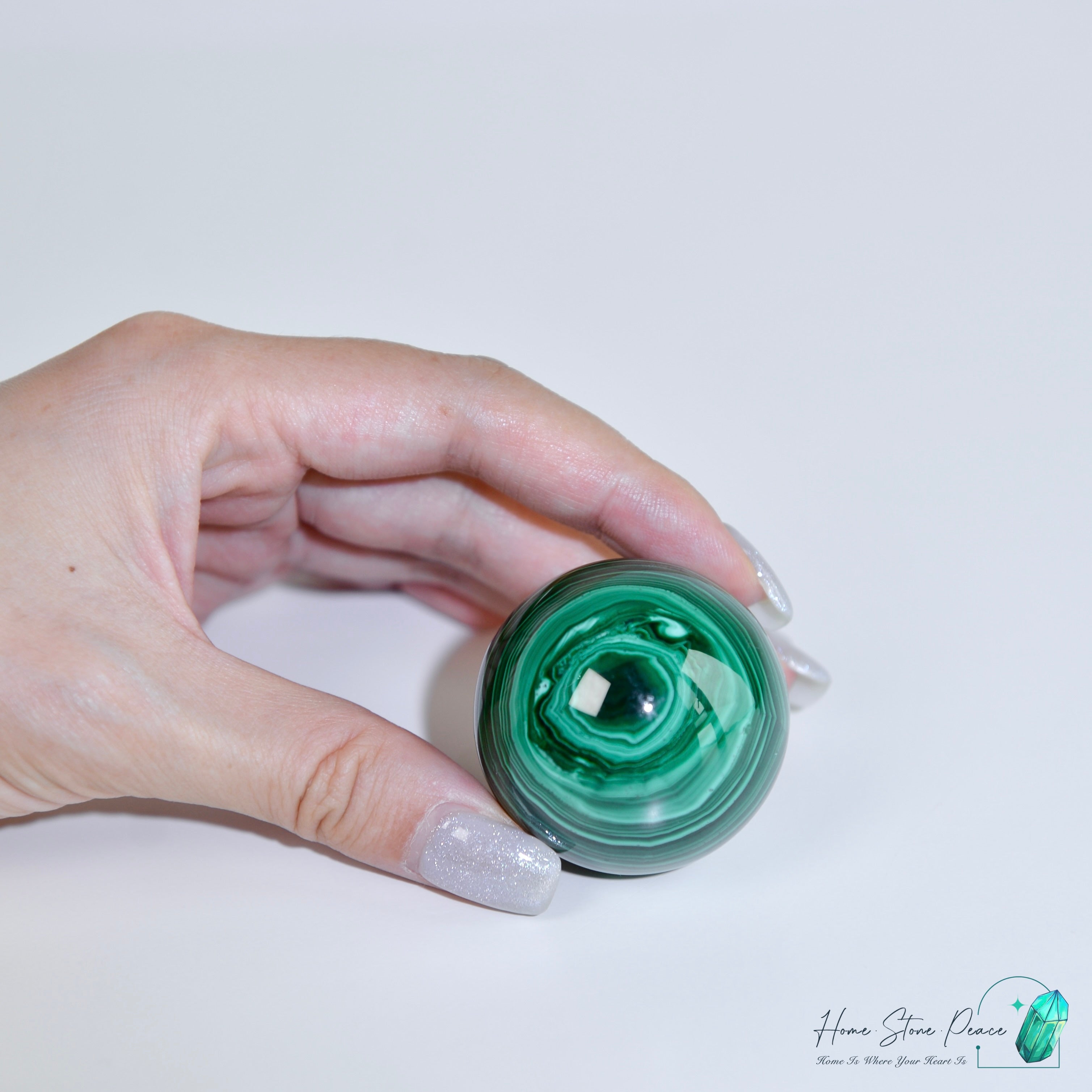 孔雀石石球マラカイト球