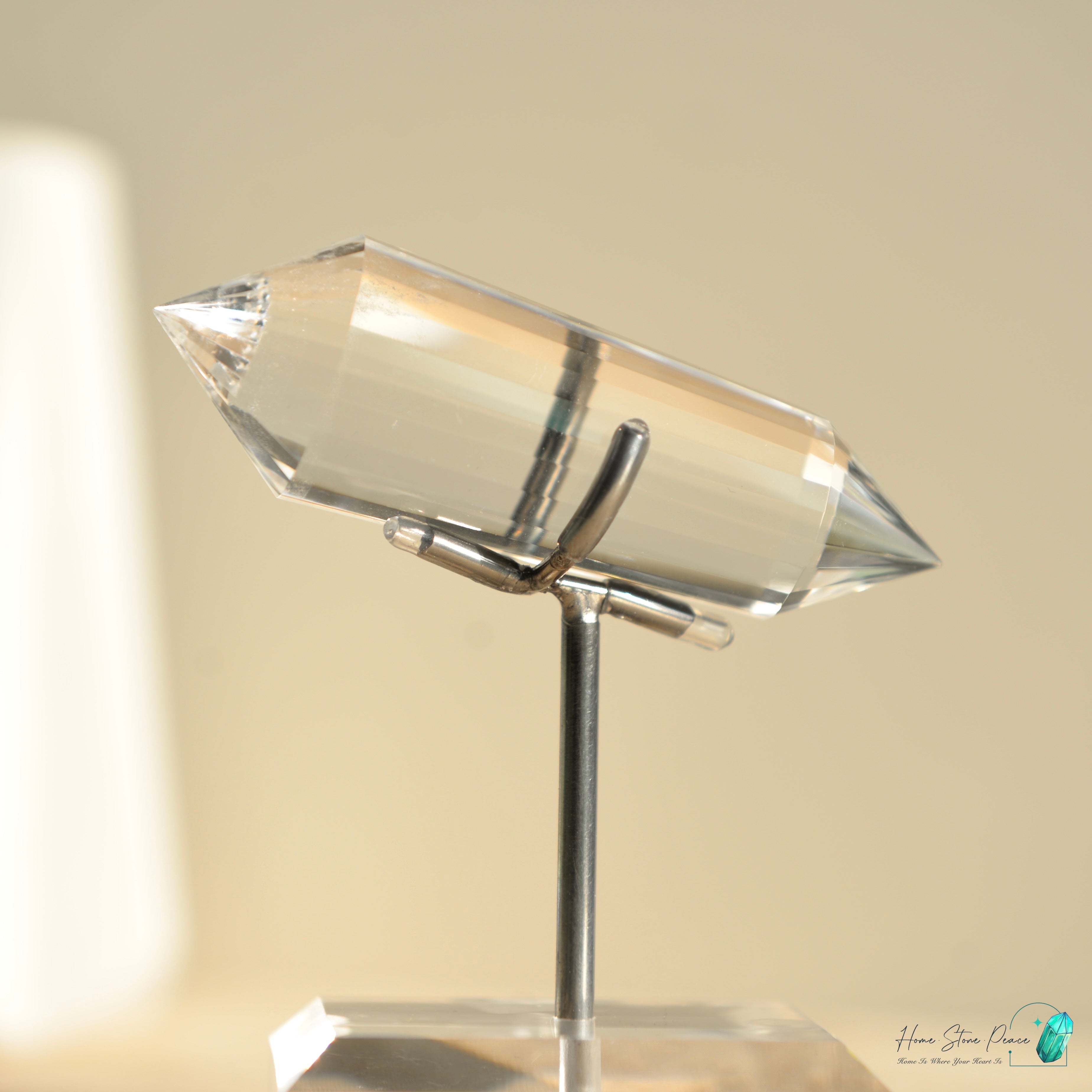 純手工沃格爾白水晶 (24面) Handcrafted Clear Quartz Vogel Cut (24 sides)