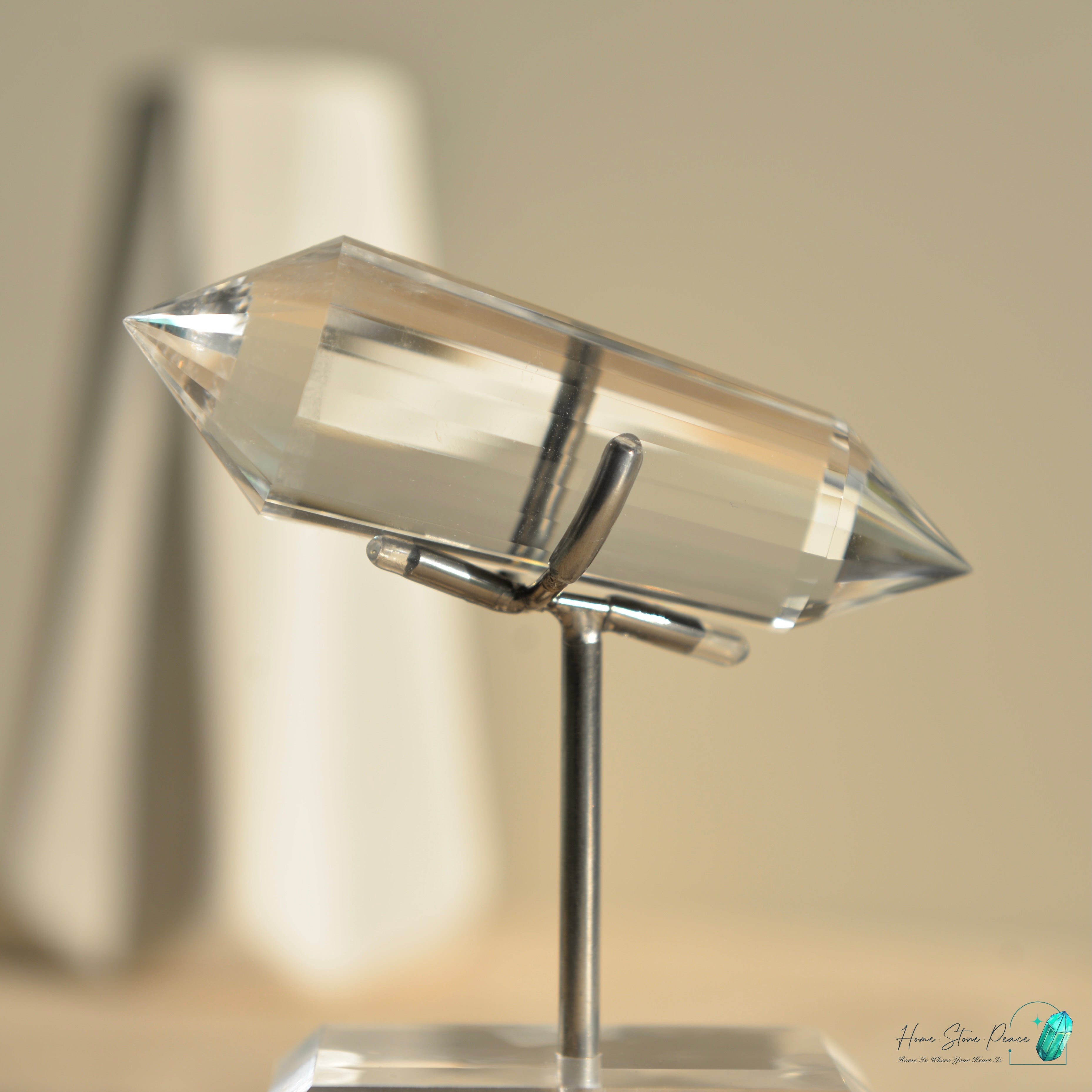 純手工沃格爾白水晶 (24面) Handcrafted Clear Quartz Vogel Cut (24 sides)