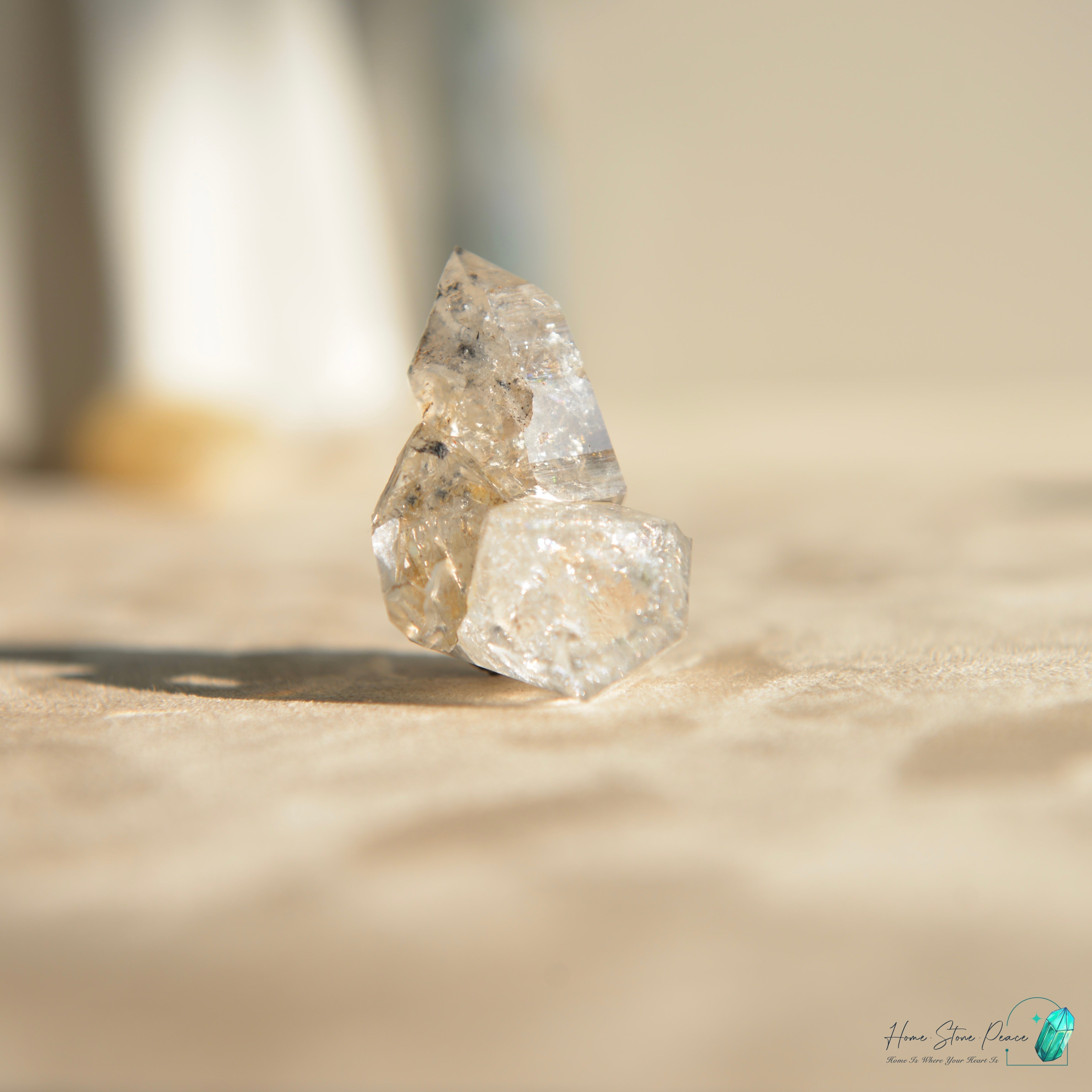 美國紐約赫基蒙鑽石晶簇 New York Herkimer Diamond Cluster