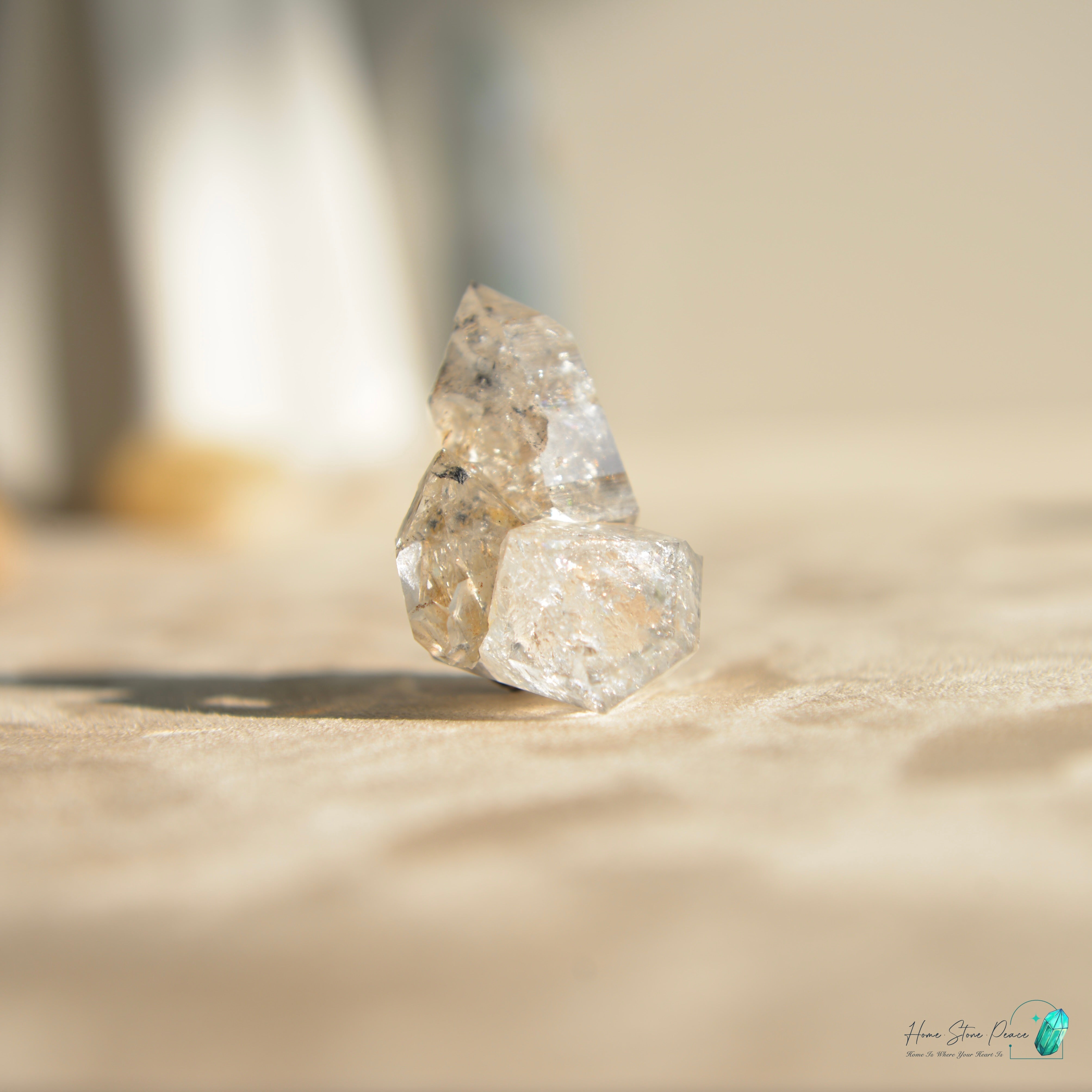 美國紐約赫基蒙鑽石晶簇 New York Herkimer Diamond Cluster