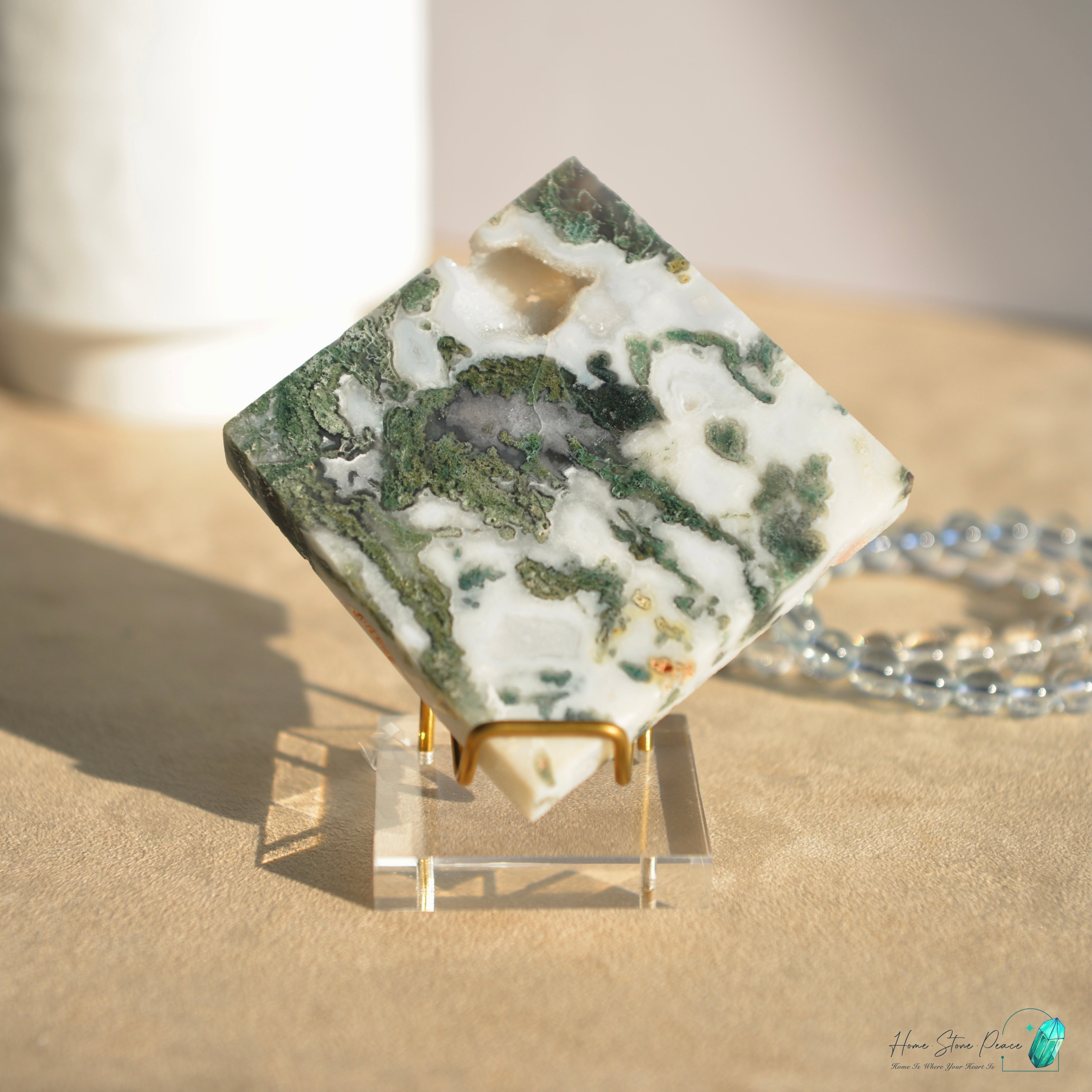 水草瑪瑙片 Moss Agate Slab