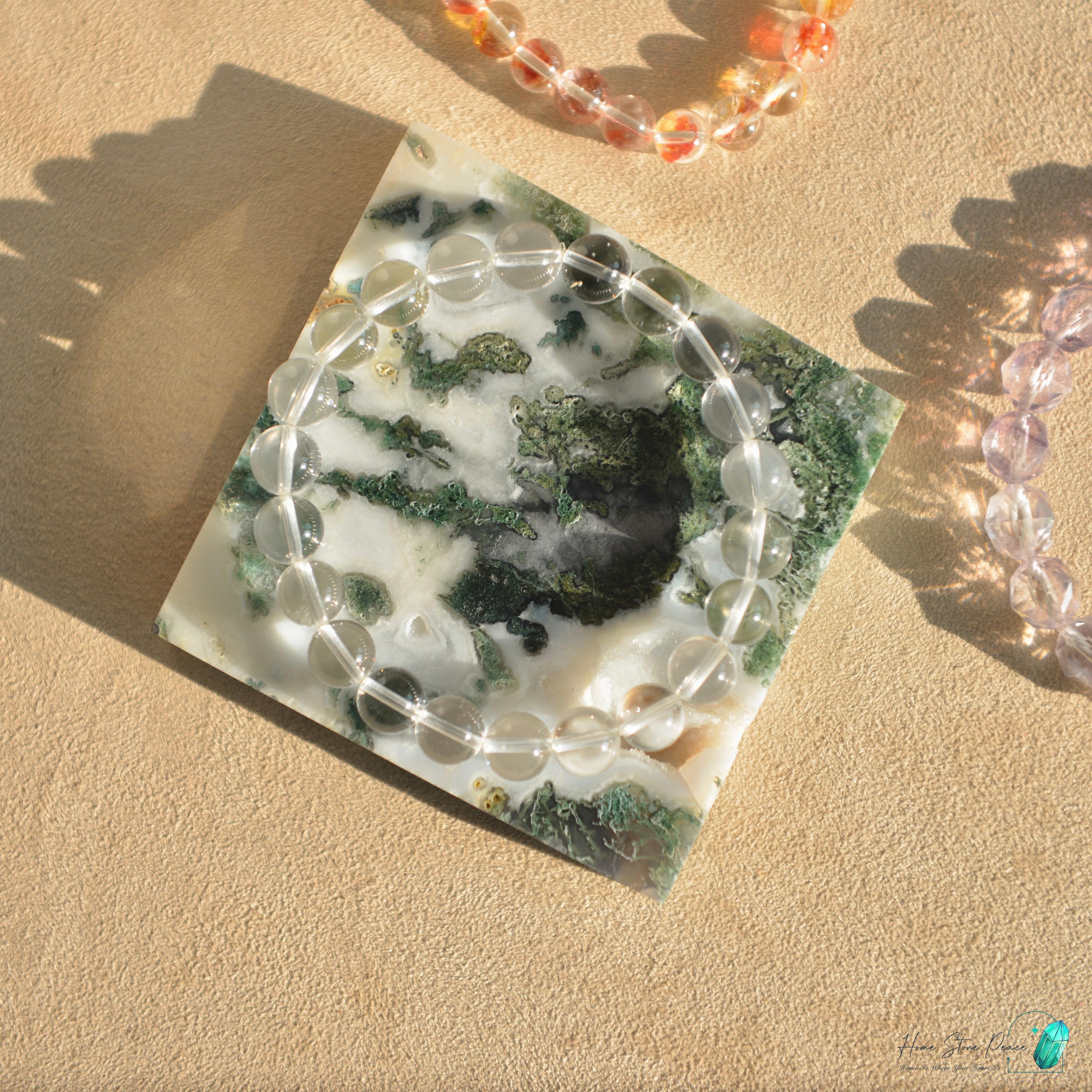 水草瑪瑙片 Moss Agate Slab