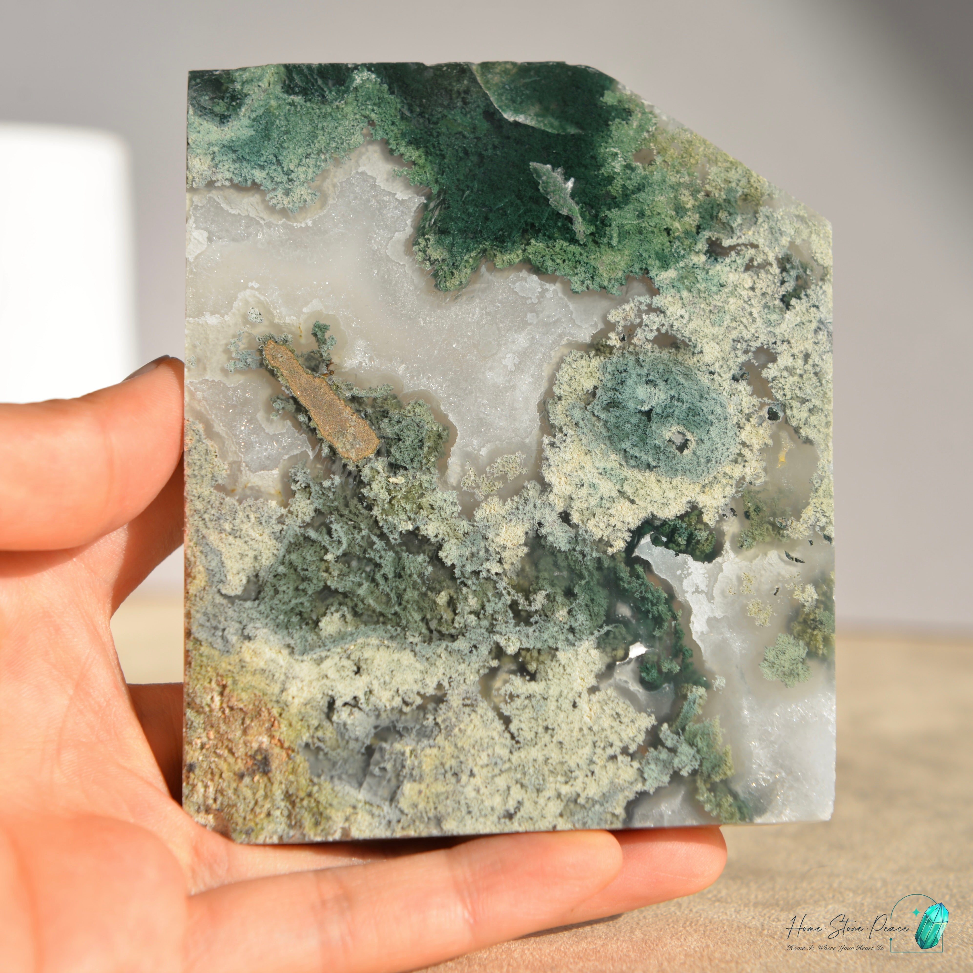 水草瑪瑙片 Moss Agate Slab
