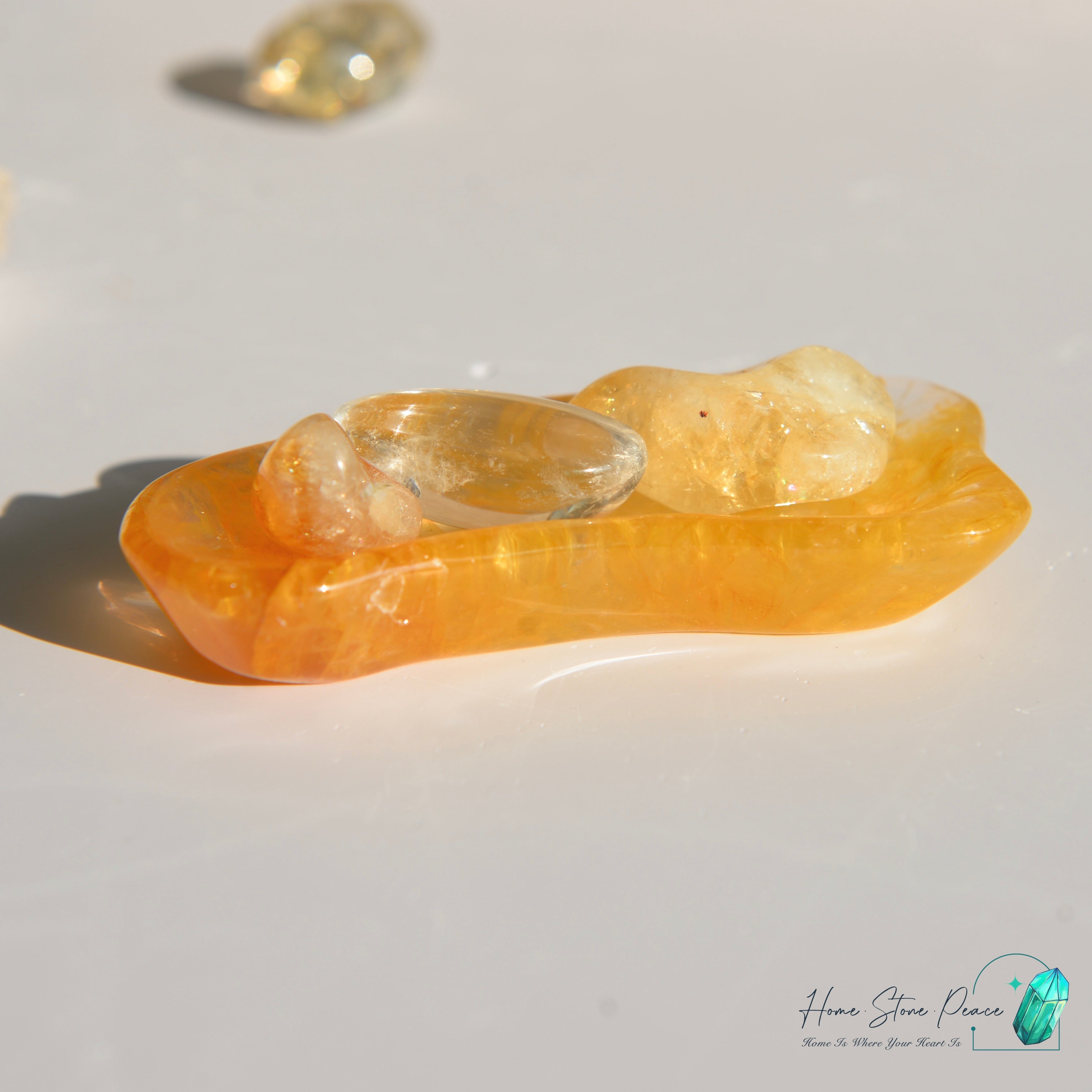 黃金療癒者水晶小碟 Golden Healer Trinket Dish