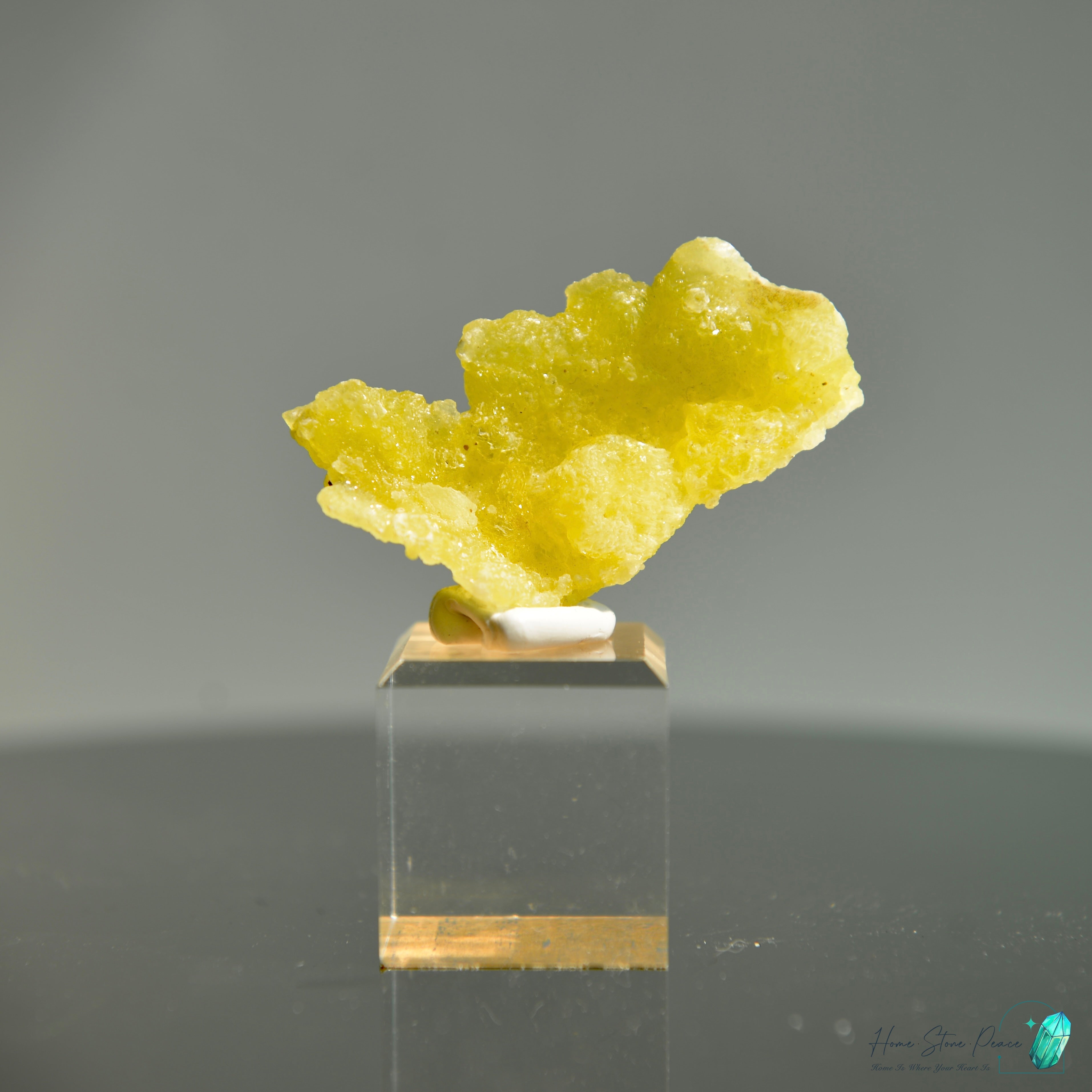 巴基斯坦黄色水鎂石原石 Balochistan Yellow Brucite