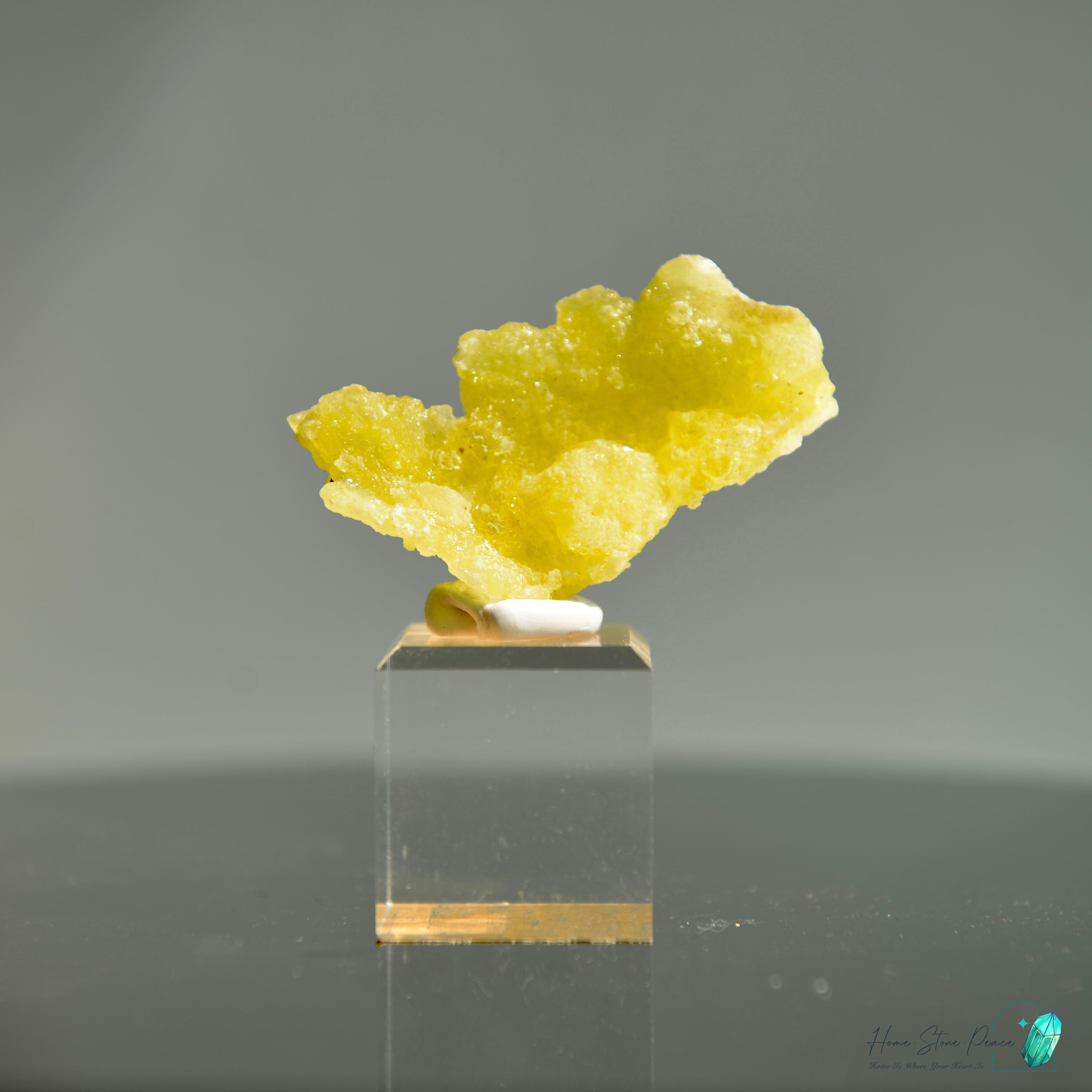 巴基斯坦黄色水鎂石原石 Balochistan Yellow Brucite