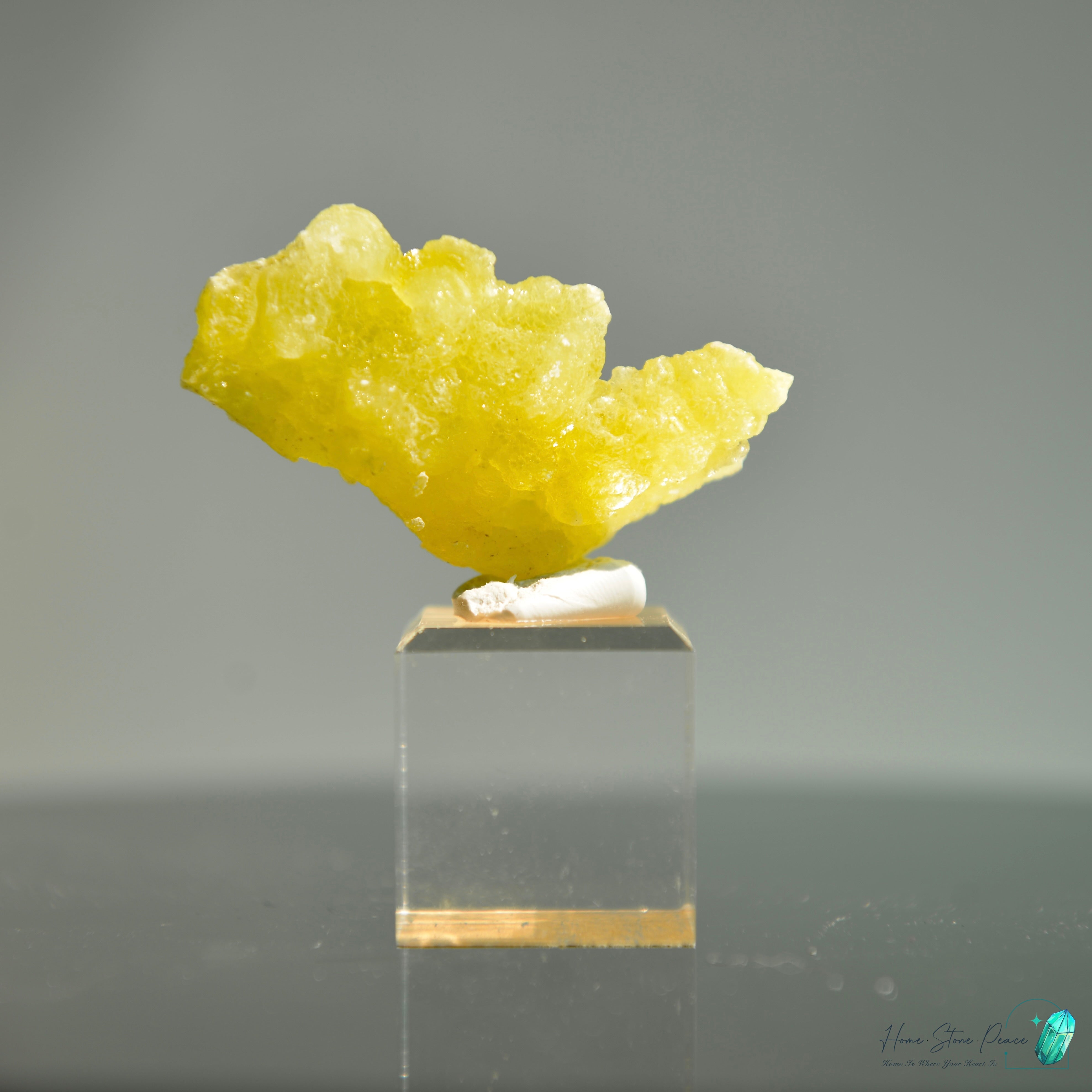 巴基斯坦黄色水鎂石原石 Balochistan Yellow Brucite