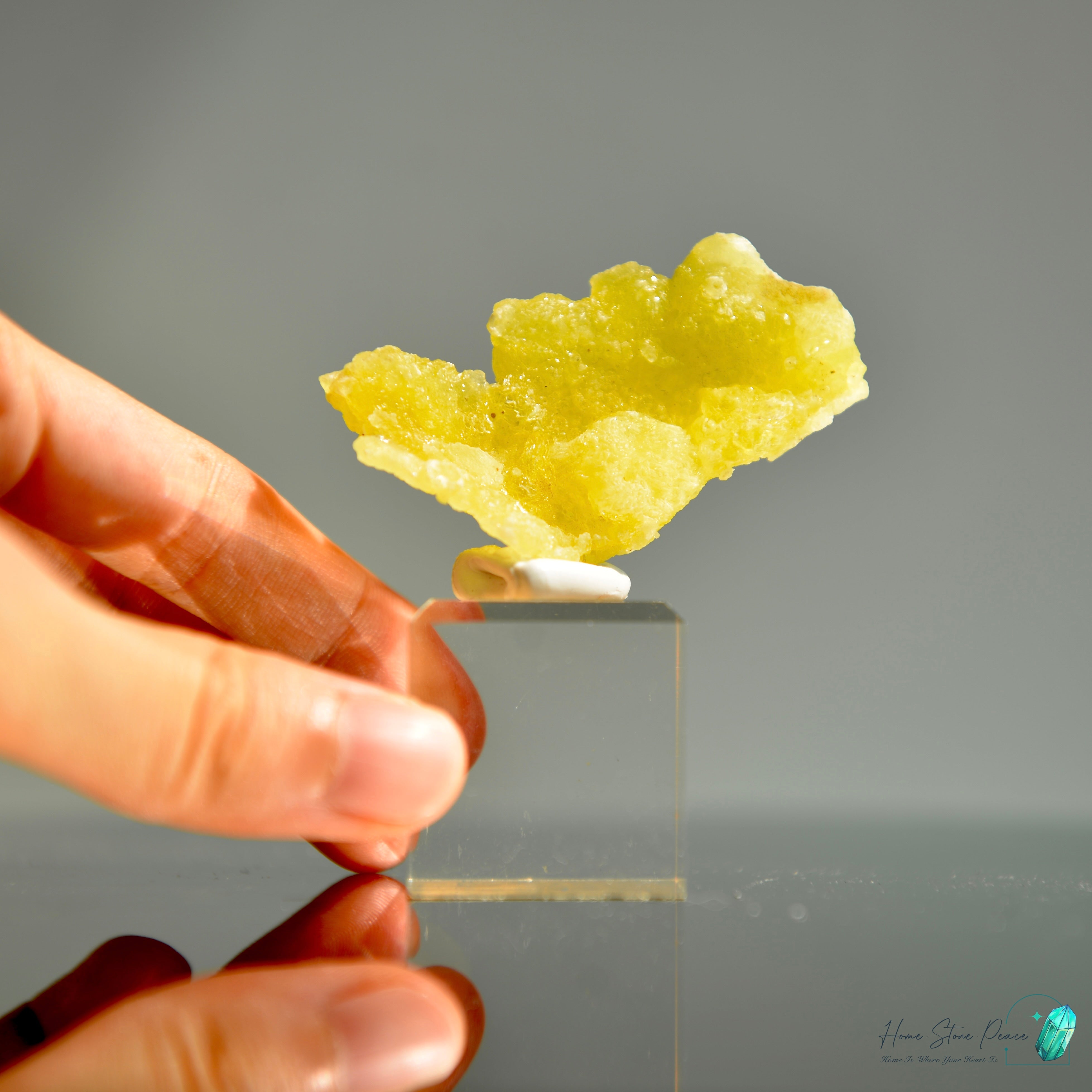 巴基斯坦黄色水鎂石原石 Balochistan Yellow Brucite