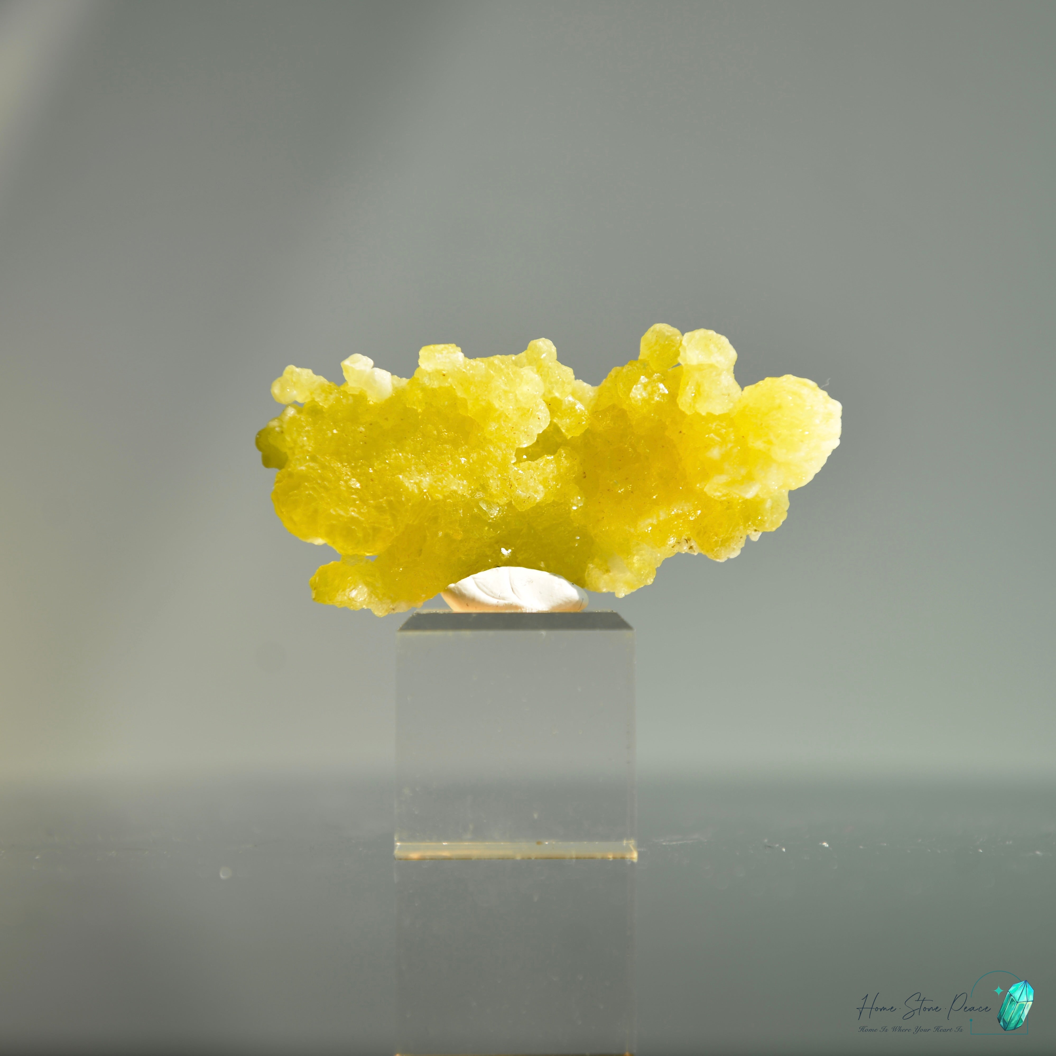 巴基斯坦黄色水鎂石原石 Balochistan Yellow Brucite