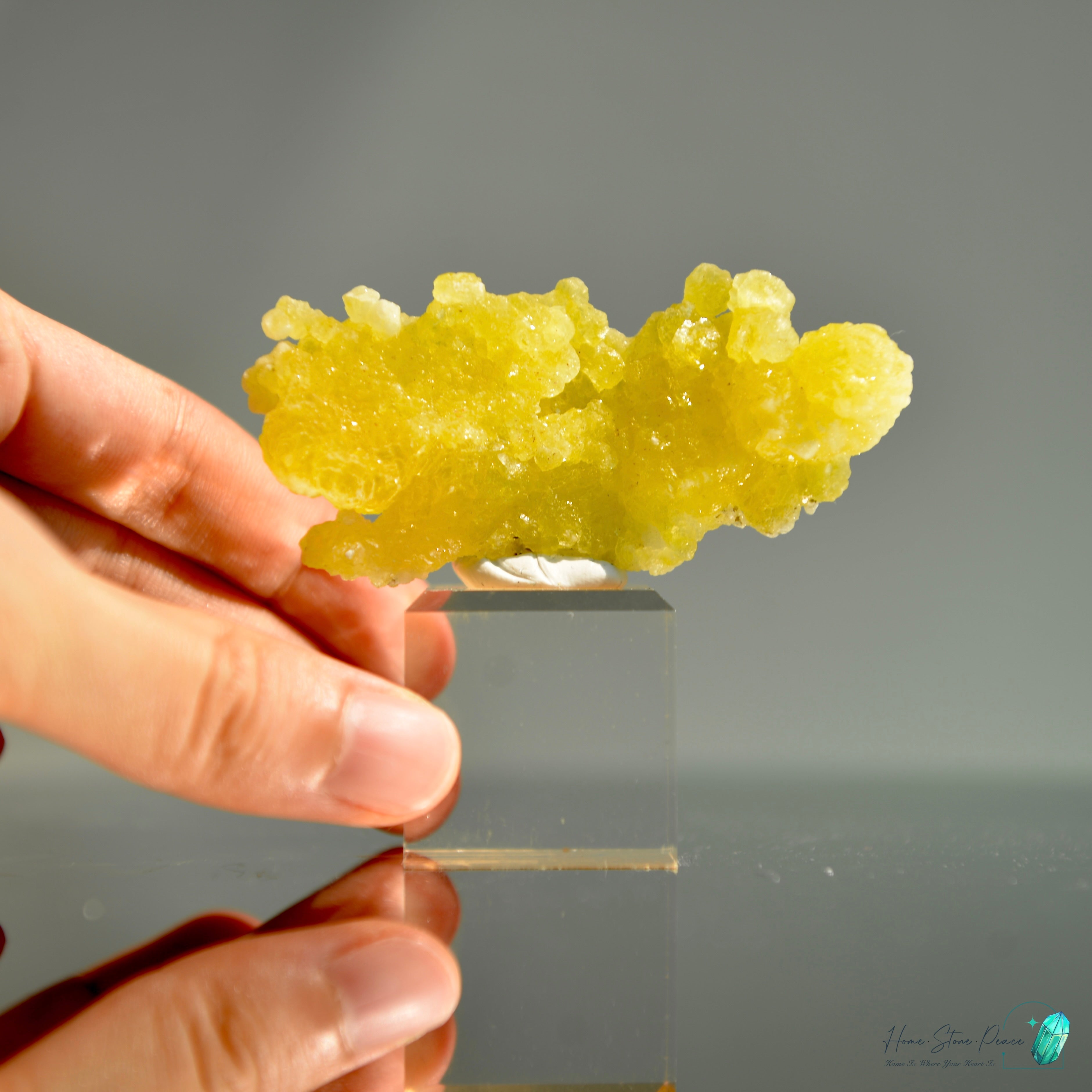 巴基斯坦黄色水鎂石原石 Balochistan Yellow Brucite