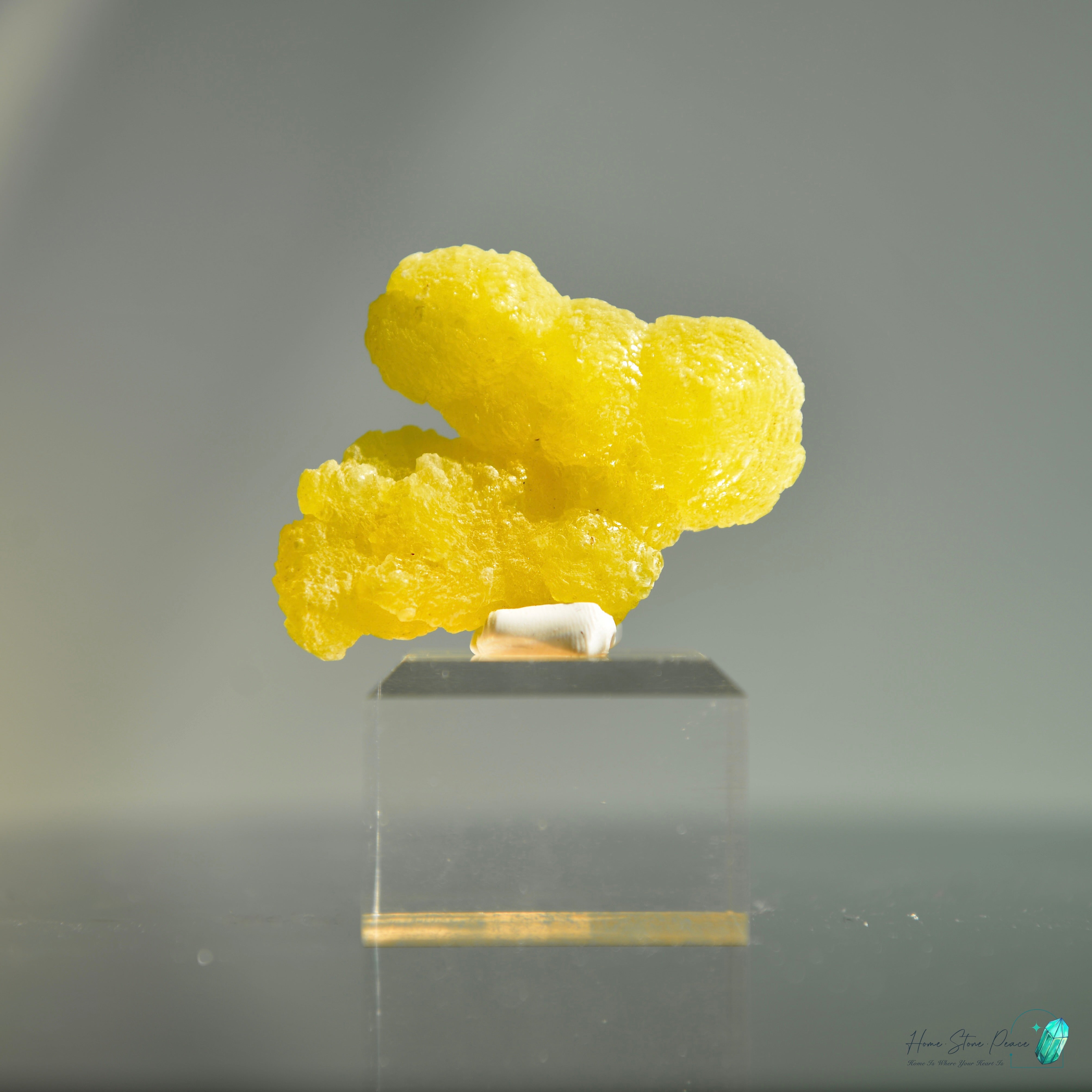 巴基斯坦黄色水鎂石原石 Balochistan Yellow Brucite