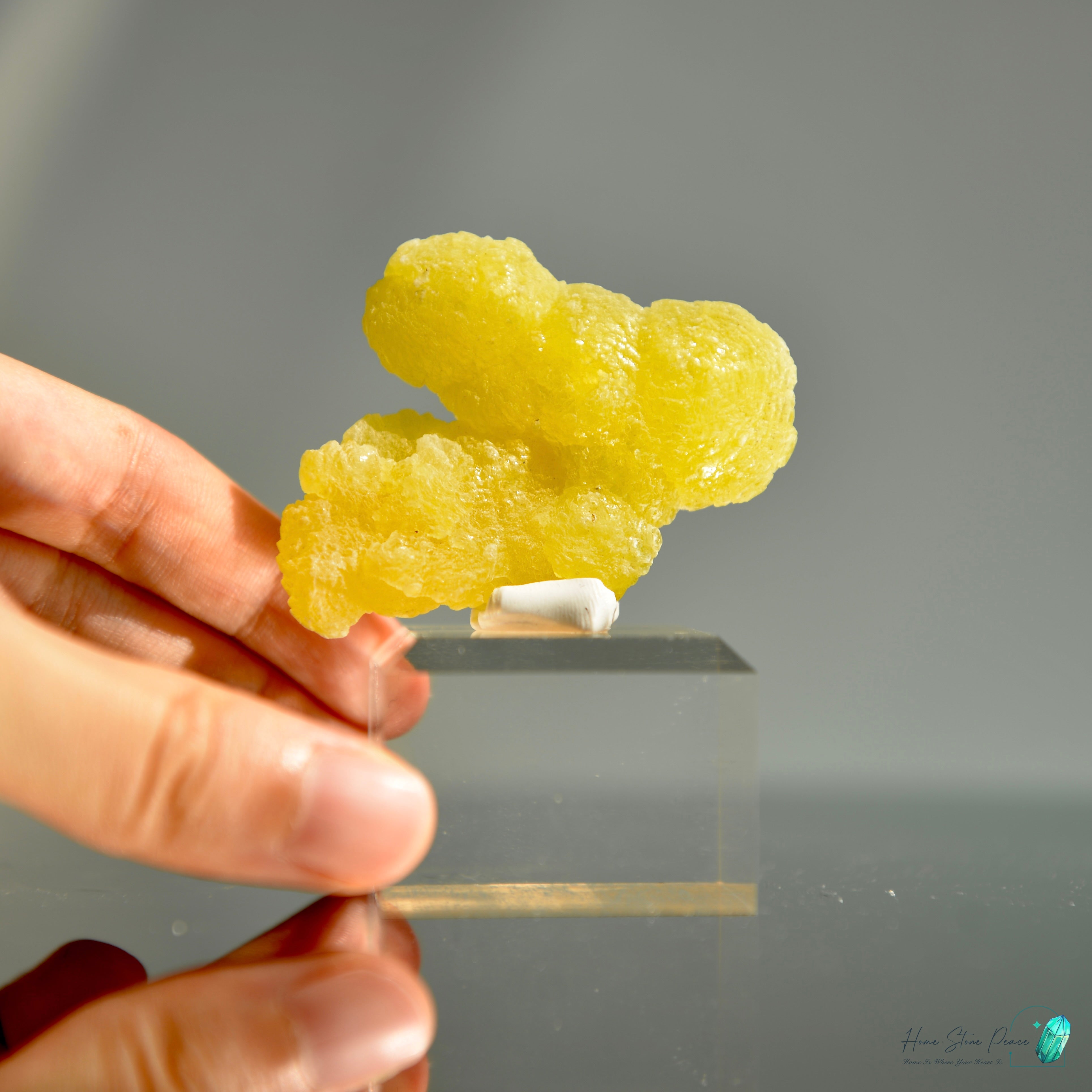 巴基斯坦黄色水鎂石原石 Balochistan Yellow Brucite