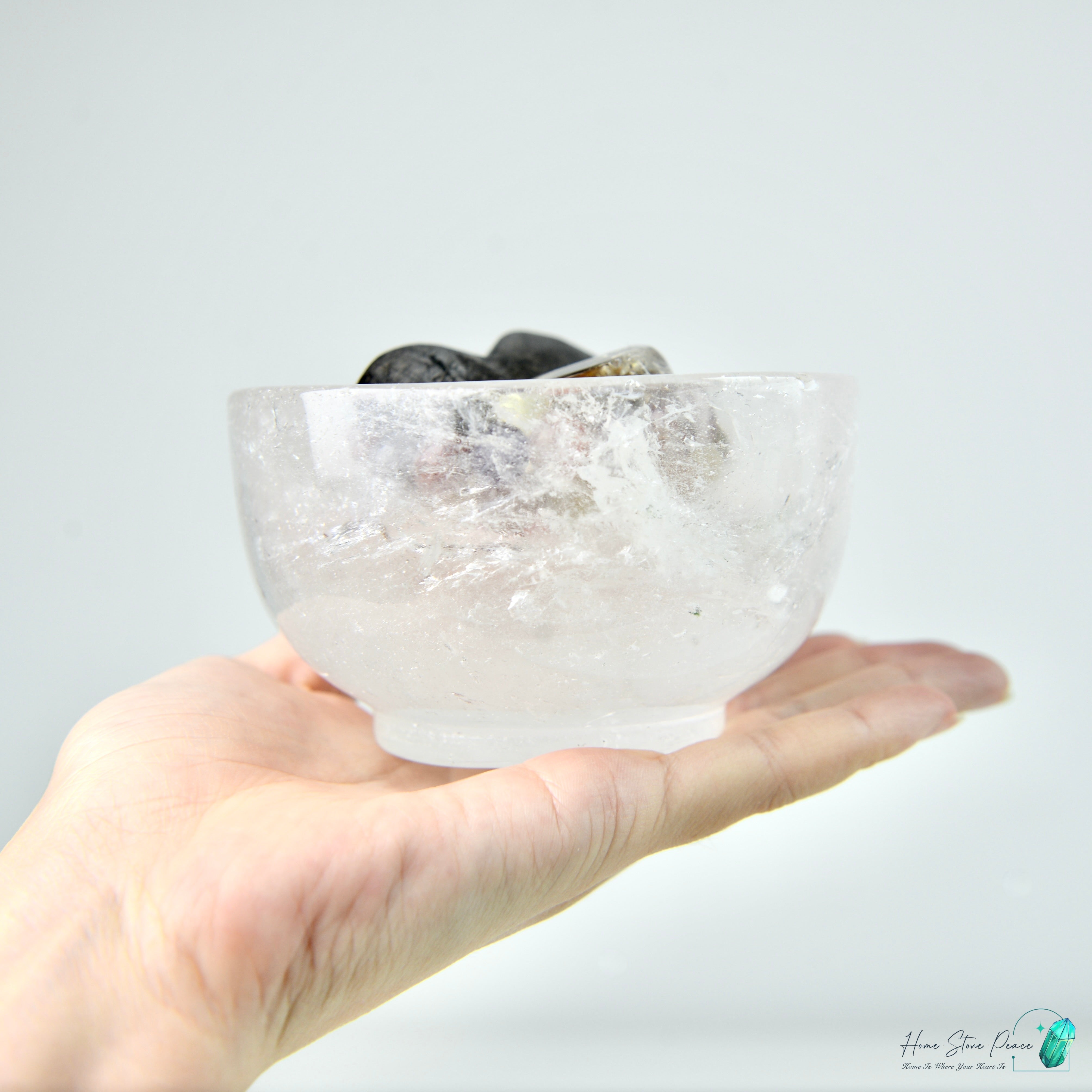 白水晶碗 Clear Quartz Bowl