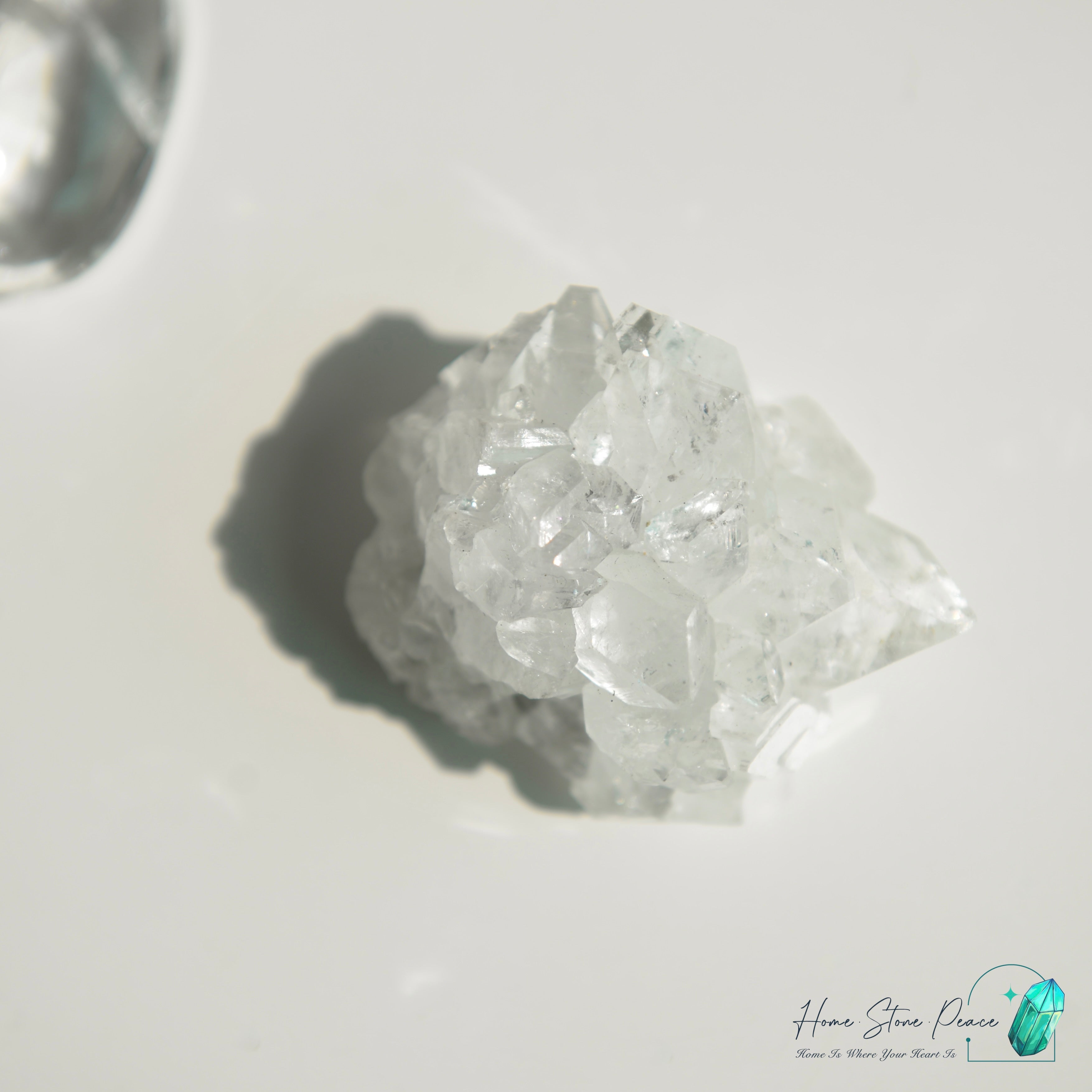 鑽石魚眼石 Diamond Apophyllite Cluster
