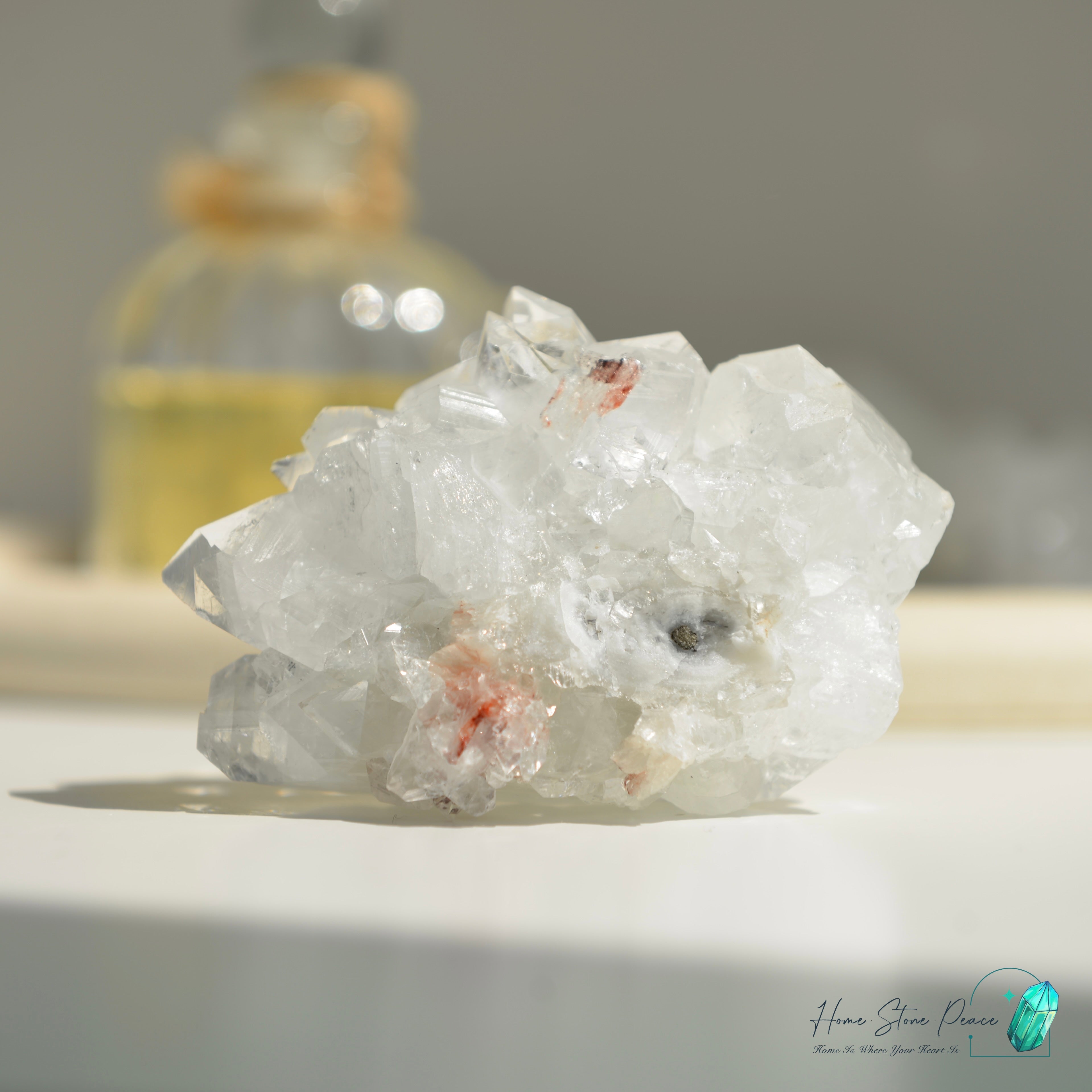 鑽石魚眼石 Diamond Apophyllite Cluster