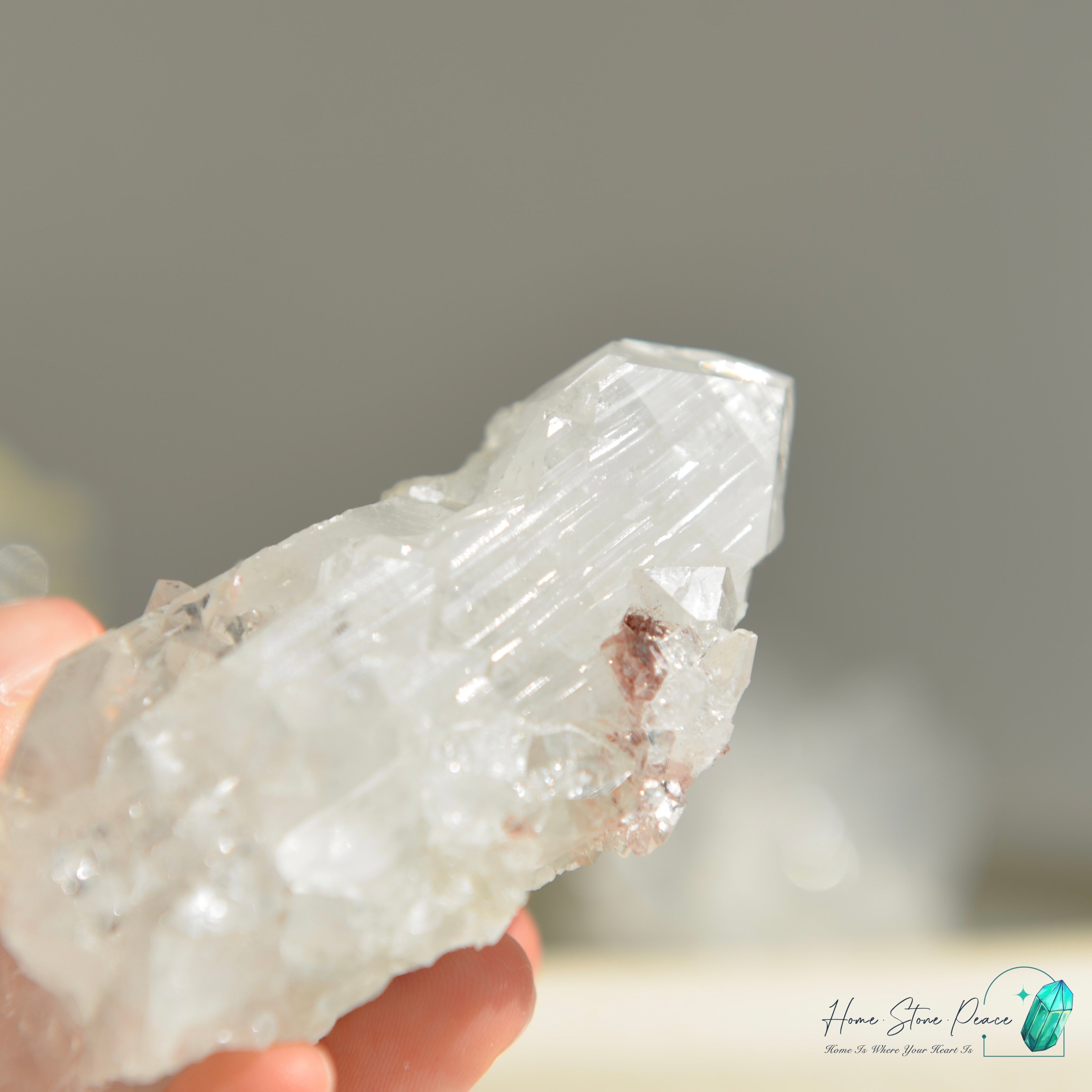 鑽石魚眼石 Diamond Apophyllite Cluster
