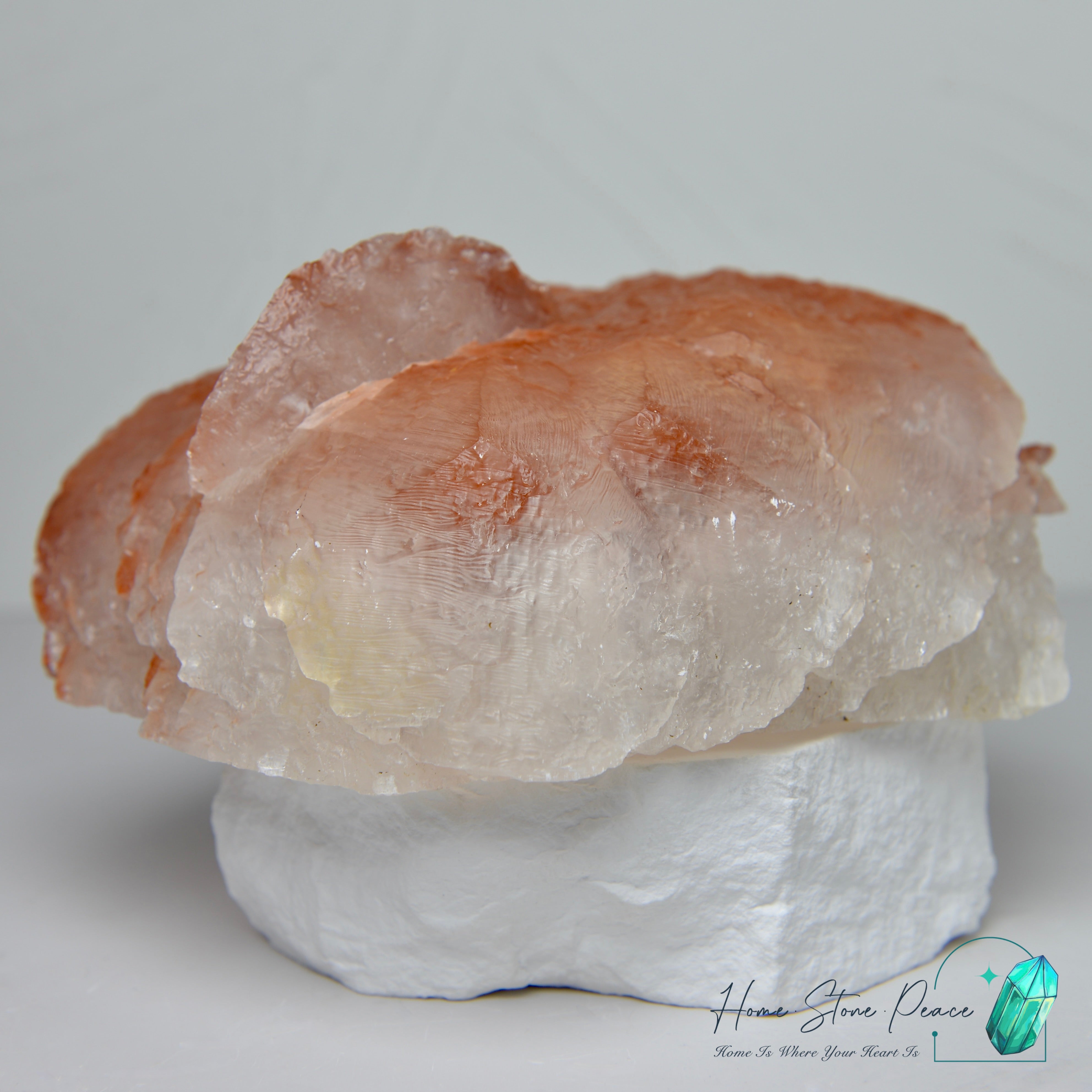 <tc>大きなバラの形の赤い方解石クラスター</tc>